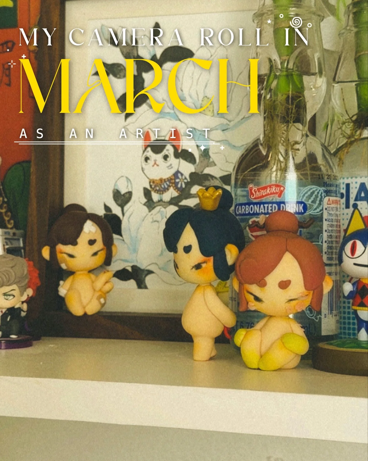 What did you do in March?🍡🌸⟡ ˙🌱 ̟

March was a bit of a difficult month for me, but I hope that when I officially launch everything I&rsquo;ve been working on in the past month, I&rsquo;ll feel like pushing through was worth it.
(｡ᵕ ◞ _◟)

COMING 