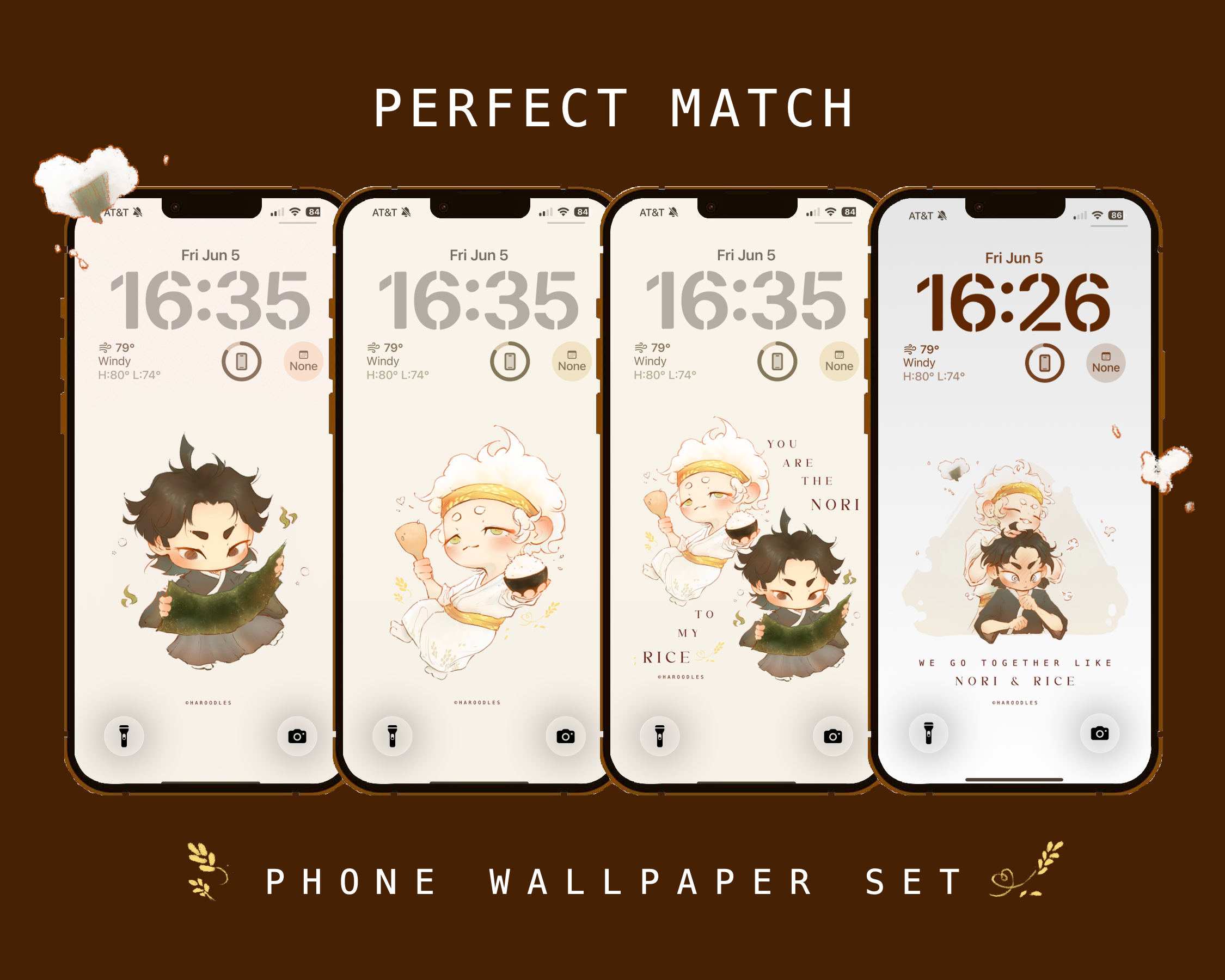 Perfect Match | Wallpaper Set