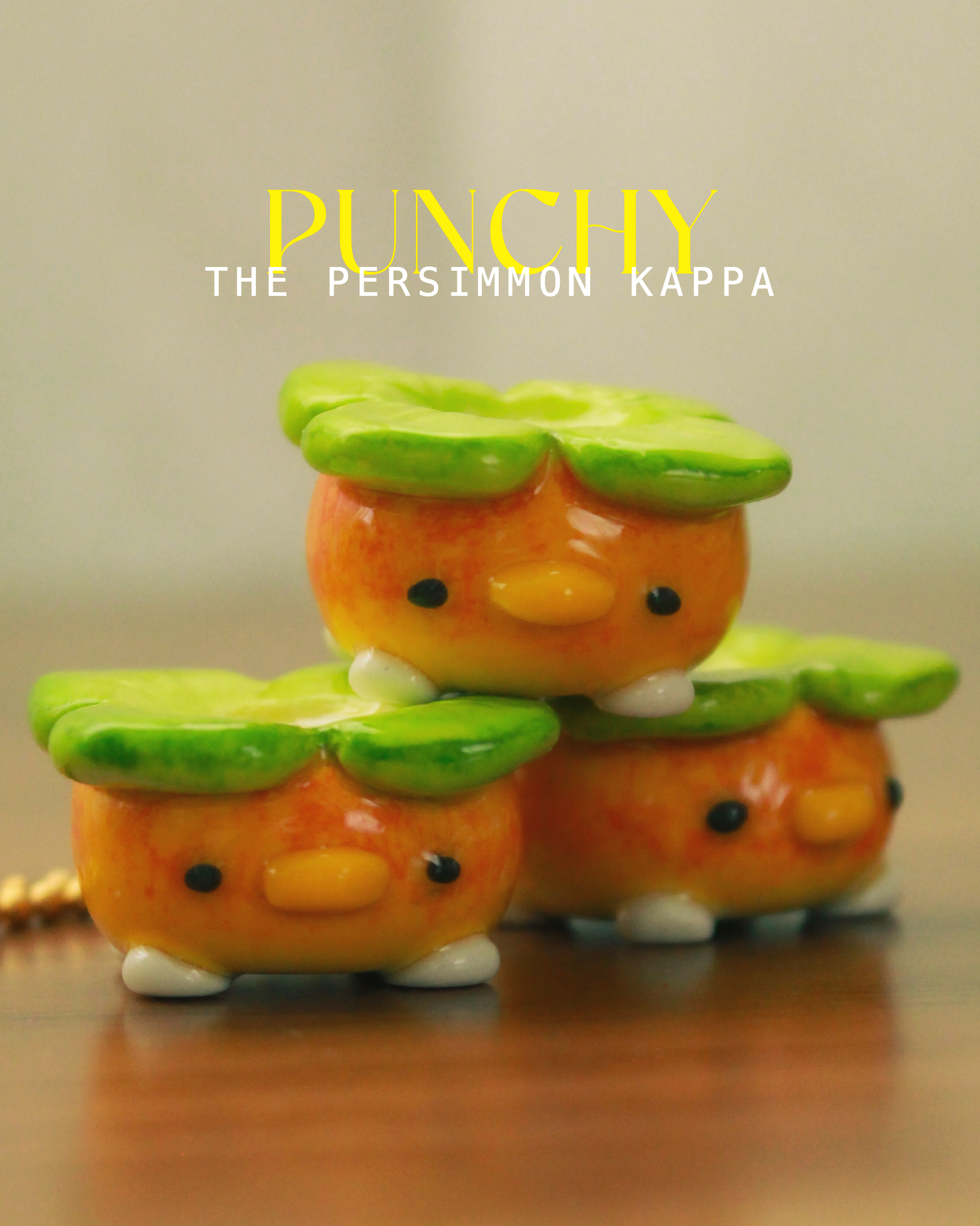 Punchy Worry Stone - Clay Charm