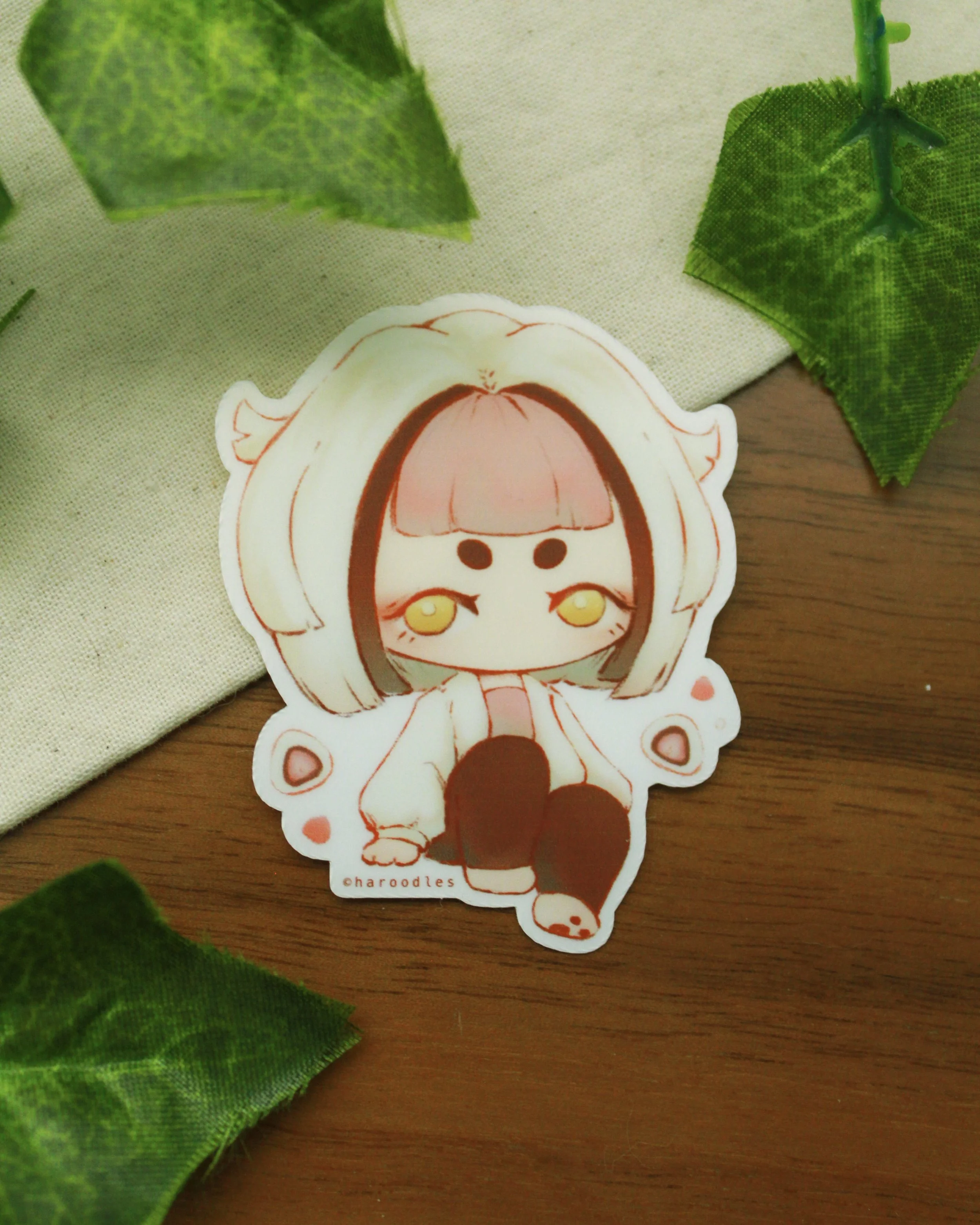 Strawberry Daifuku Girl - Matte Sticker