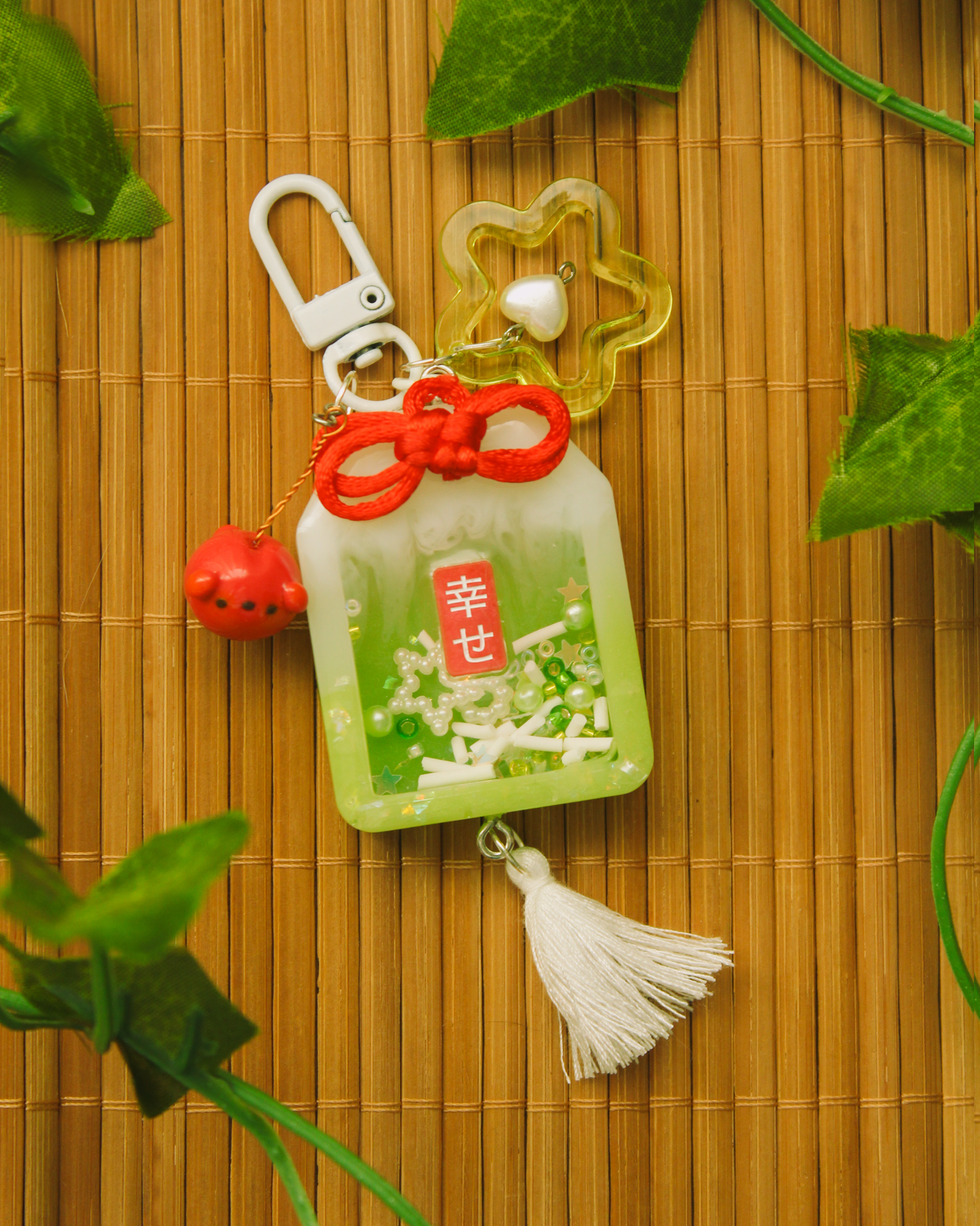 Melon Soda Omamori - Resin Shaker Charm