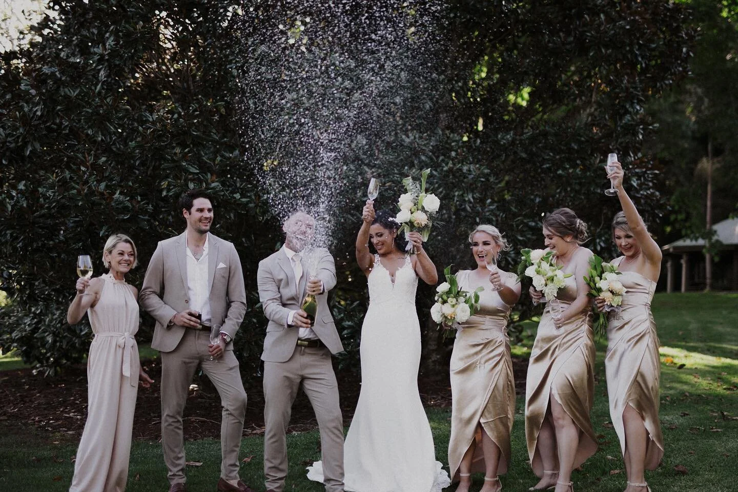 Never not down for a champagne shower