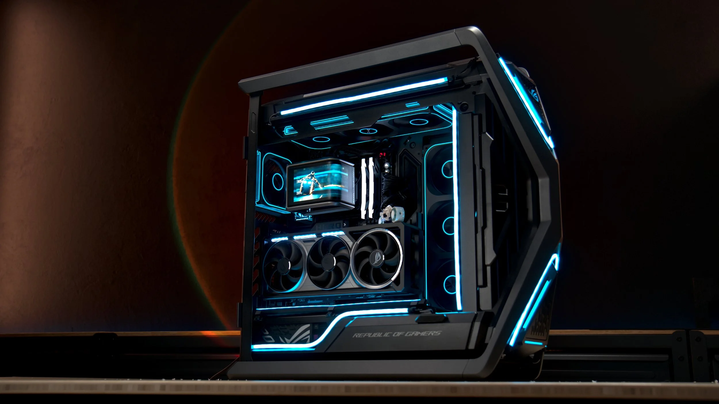 Tron Legacy Inspired ROG Build