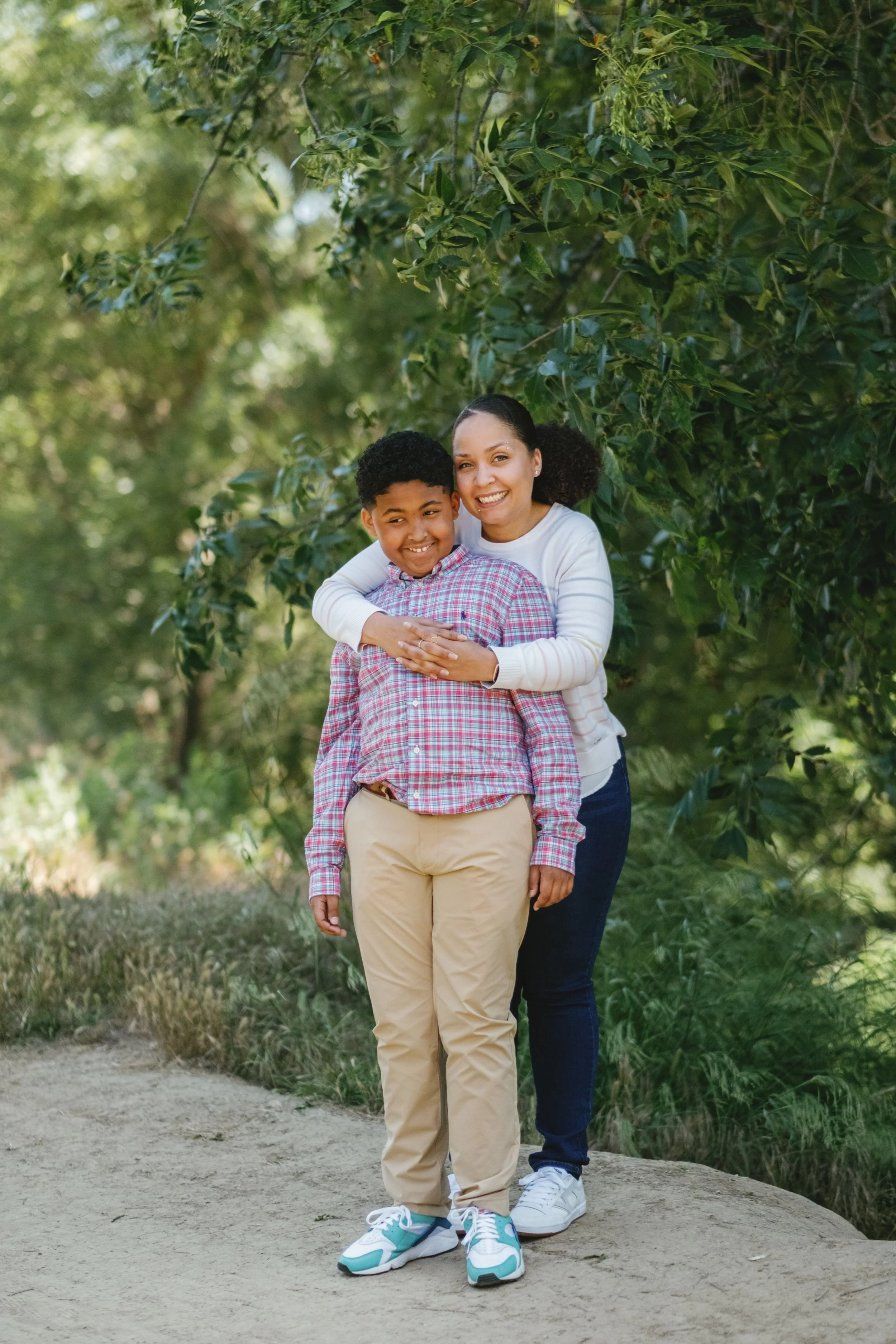 Alicia and her son Adonis