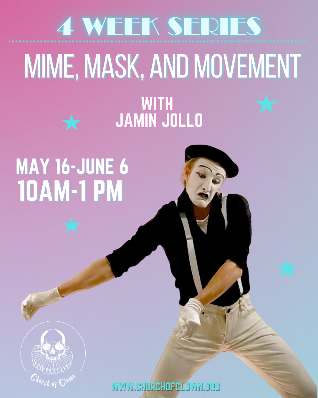 Mime, Mask and Movement — Church of Clown