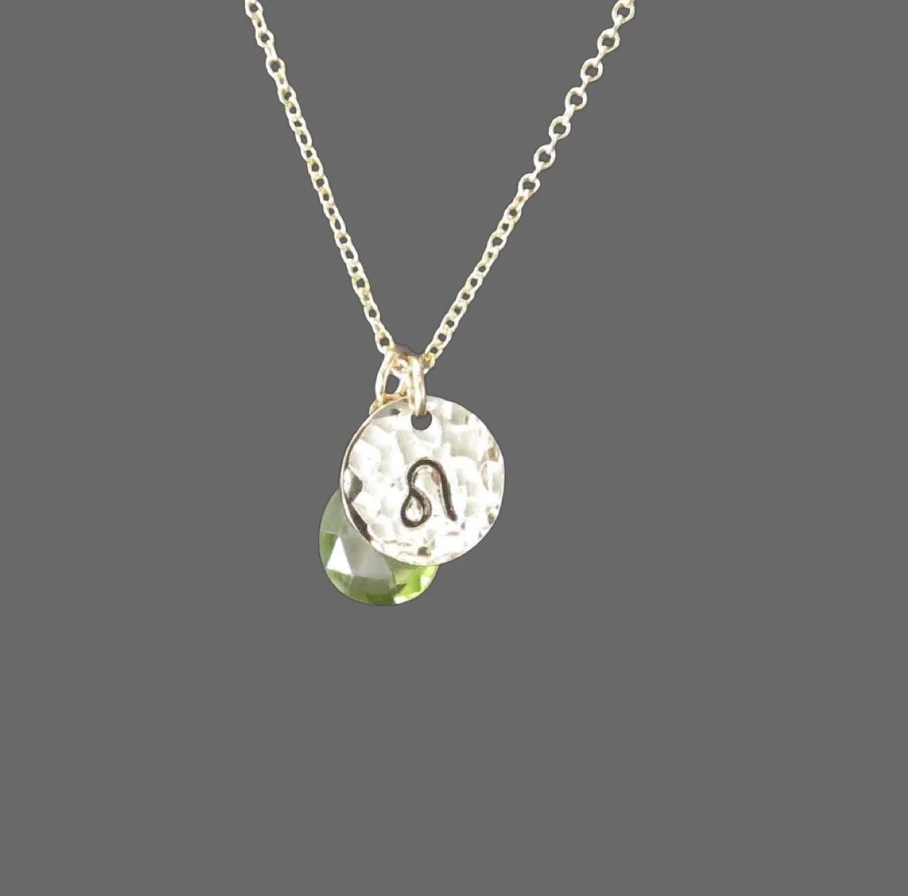 Leo necklace in Sterling silver or 14k gold filled