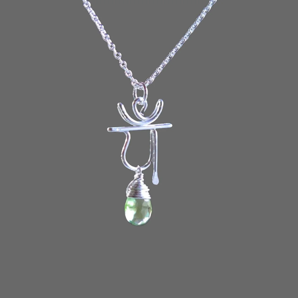 Heart Chakra necklace in sterling silver and also available in 14k gold filled. Available online at www.madeinbyronbay.com

#handmade, #jewelry #handmadejewelry #jewellery #madeinbyronbay #byronbay #sterlingsilver #goldfilled