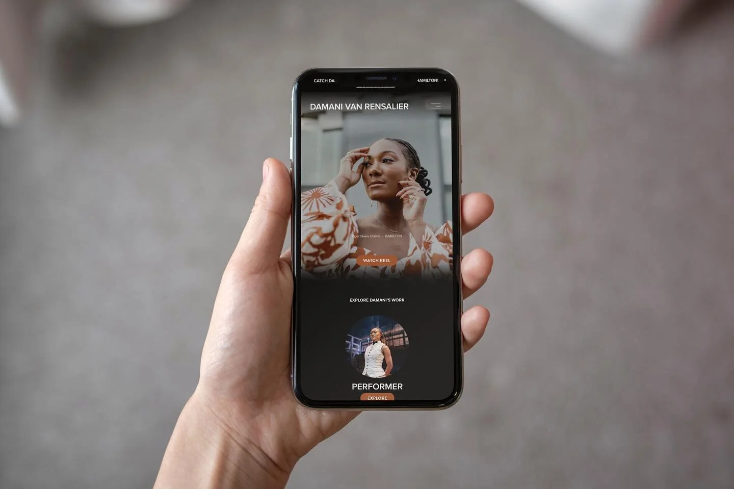 #Throwback to collaborating with @damani.vr on the NEW DamaniVanRensalier.com π§‘ 
Beyond grateful to have been able to work with this one and help to bring her vision to life. 
Head over to her LIVE site to explore Damani’s incredible talents