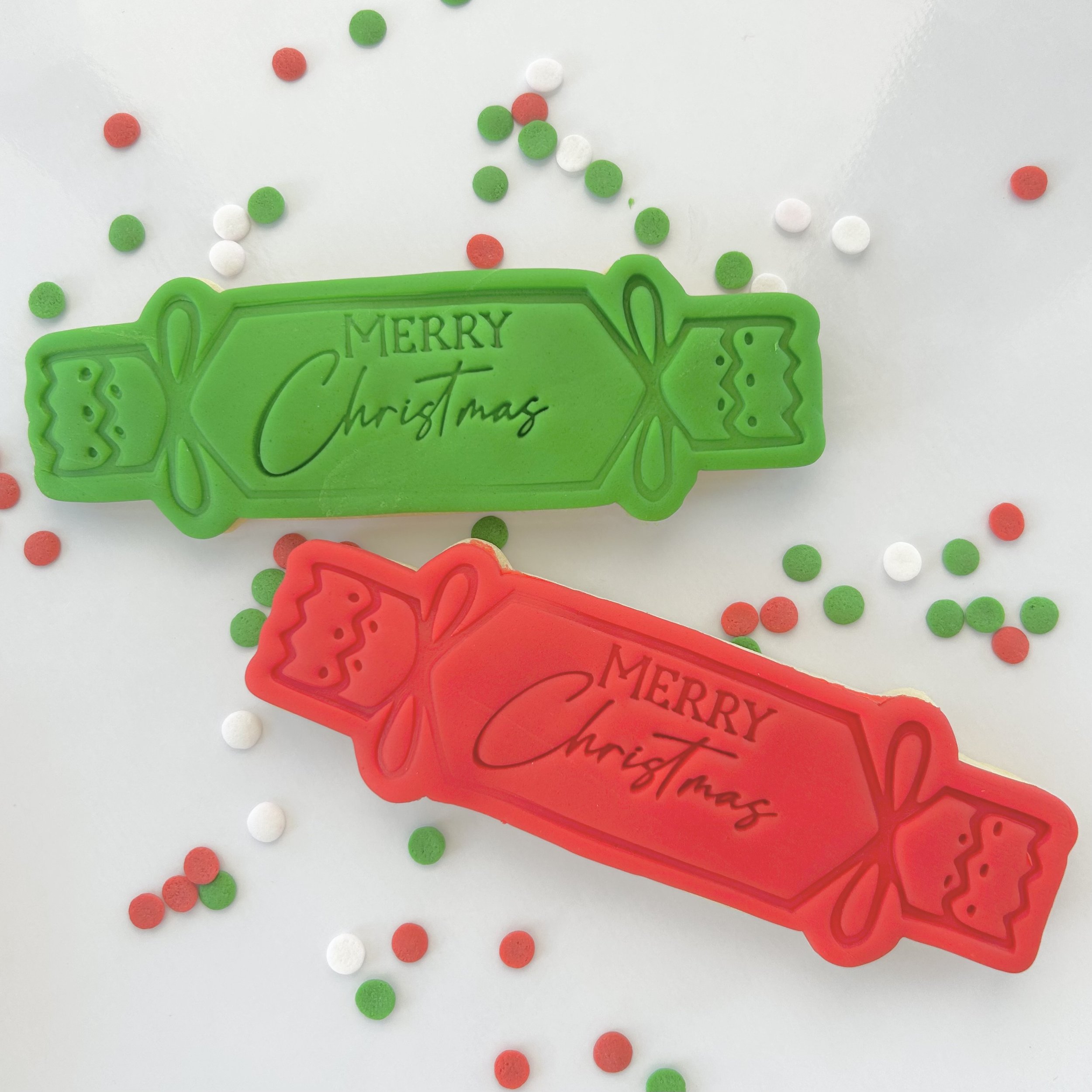 Merry Christmas Bon Bon Cookies