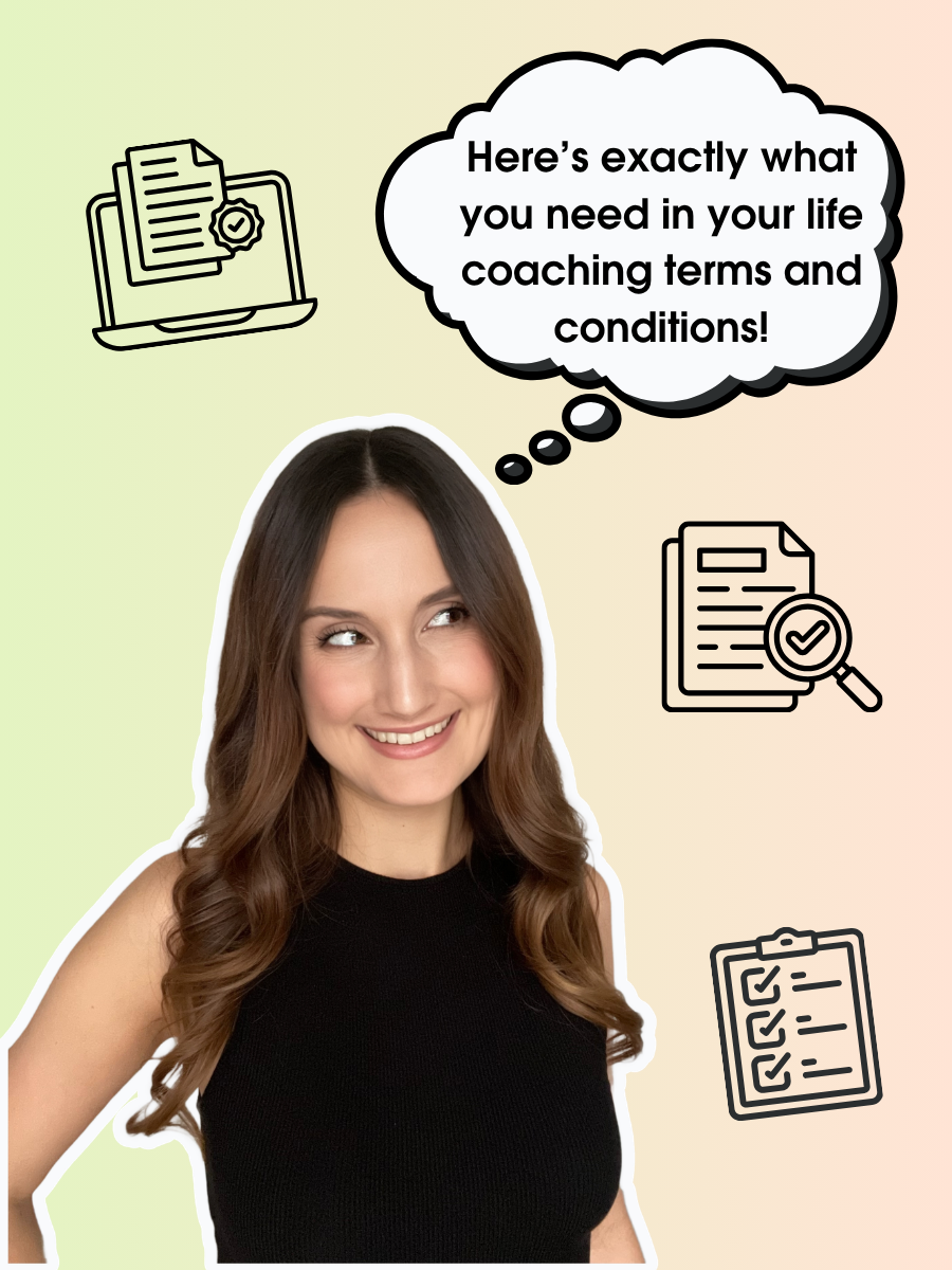 life coaching terms and conditions