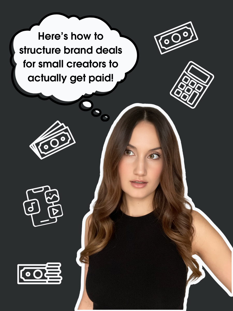 Brand deals for small creators