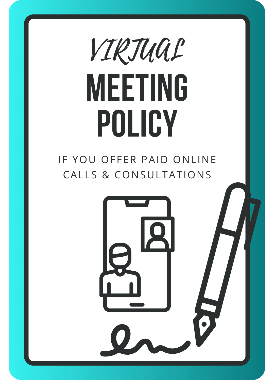 virtual meeting policy template