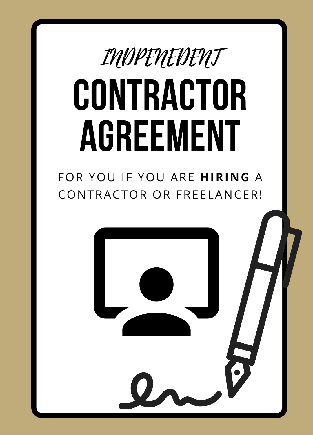 Independent Contractor Agreement (for Hiring)
