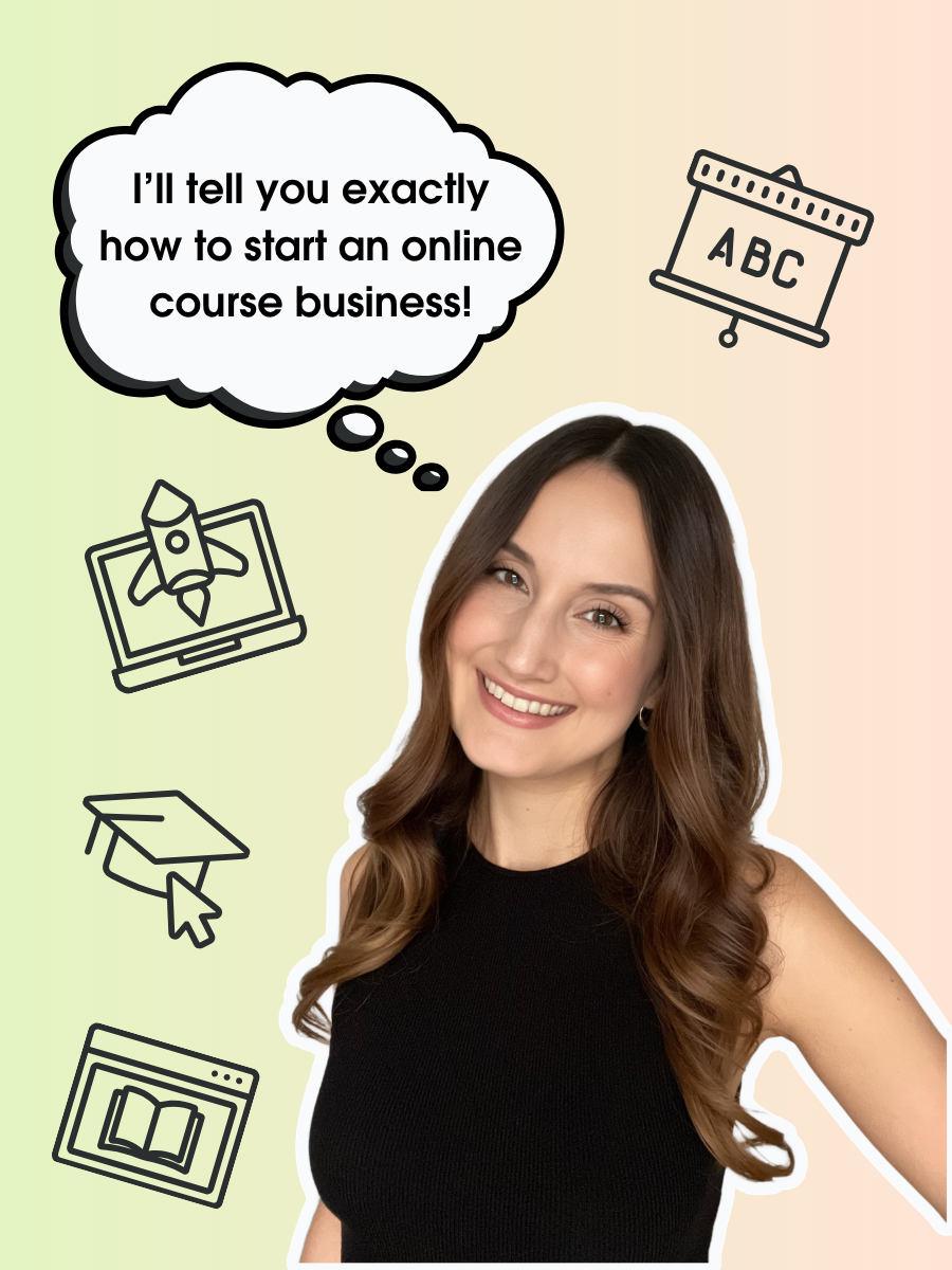 how to start an online course business