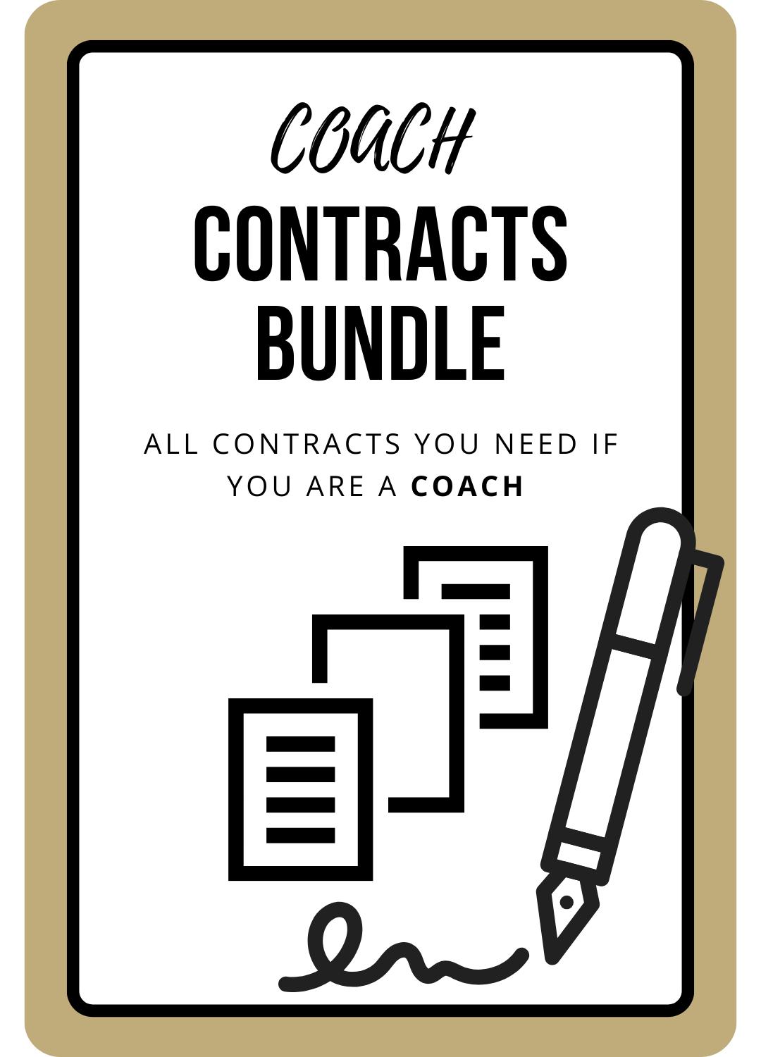 Simple coaching agreement template