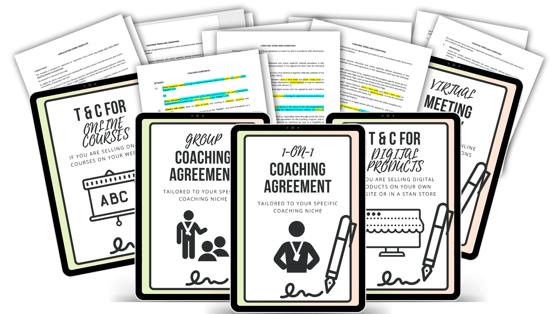 Group coaching terms and conditions example