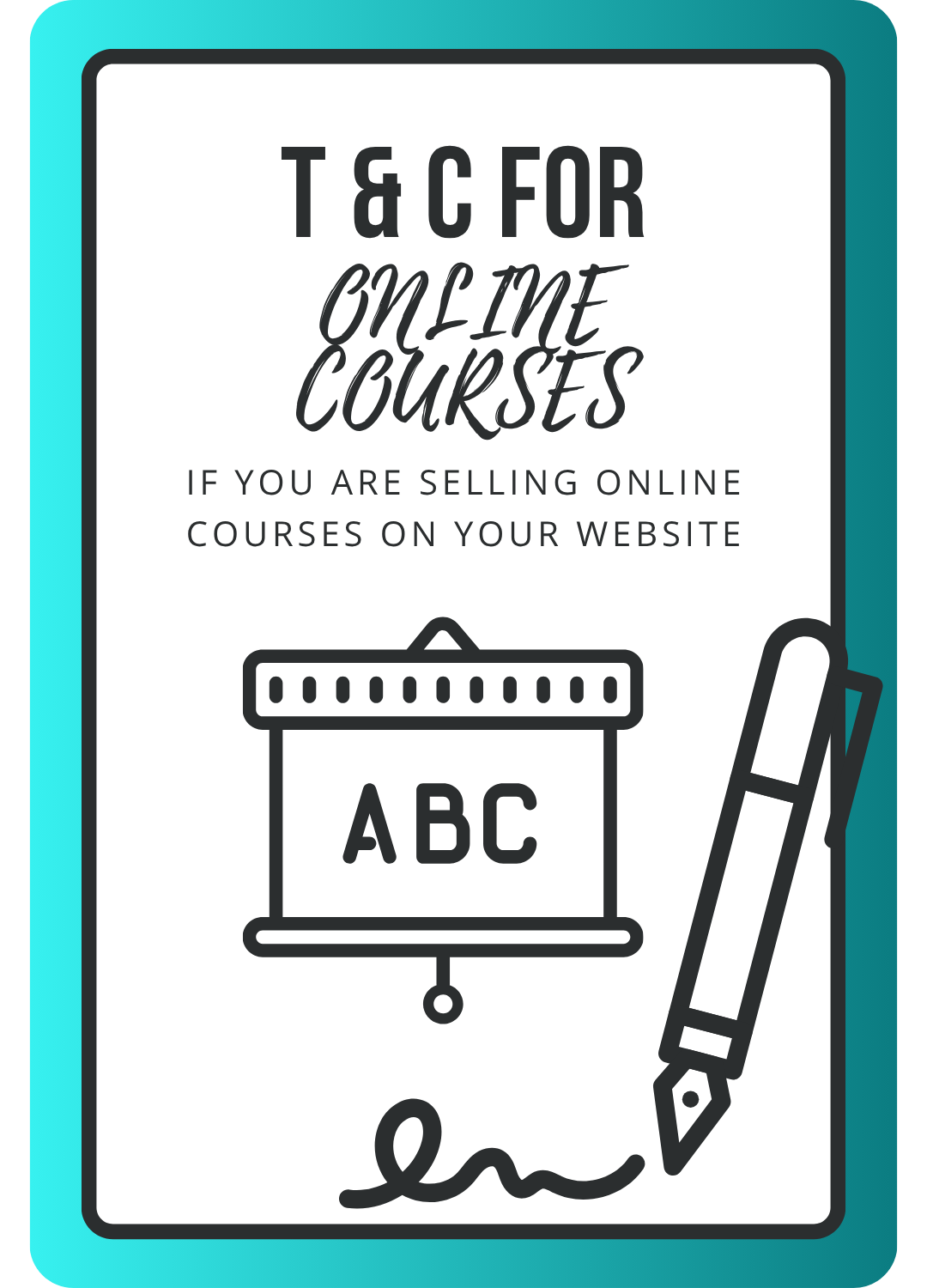 terms and conditions for online courses