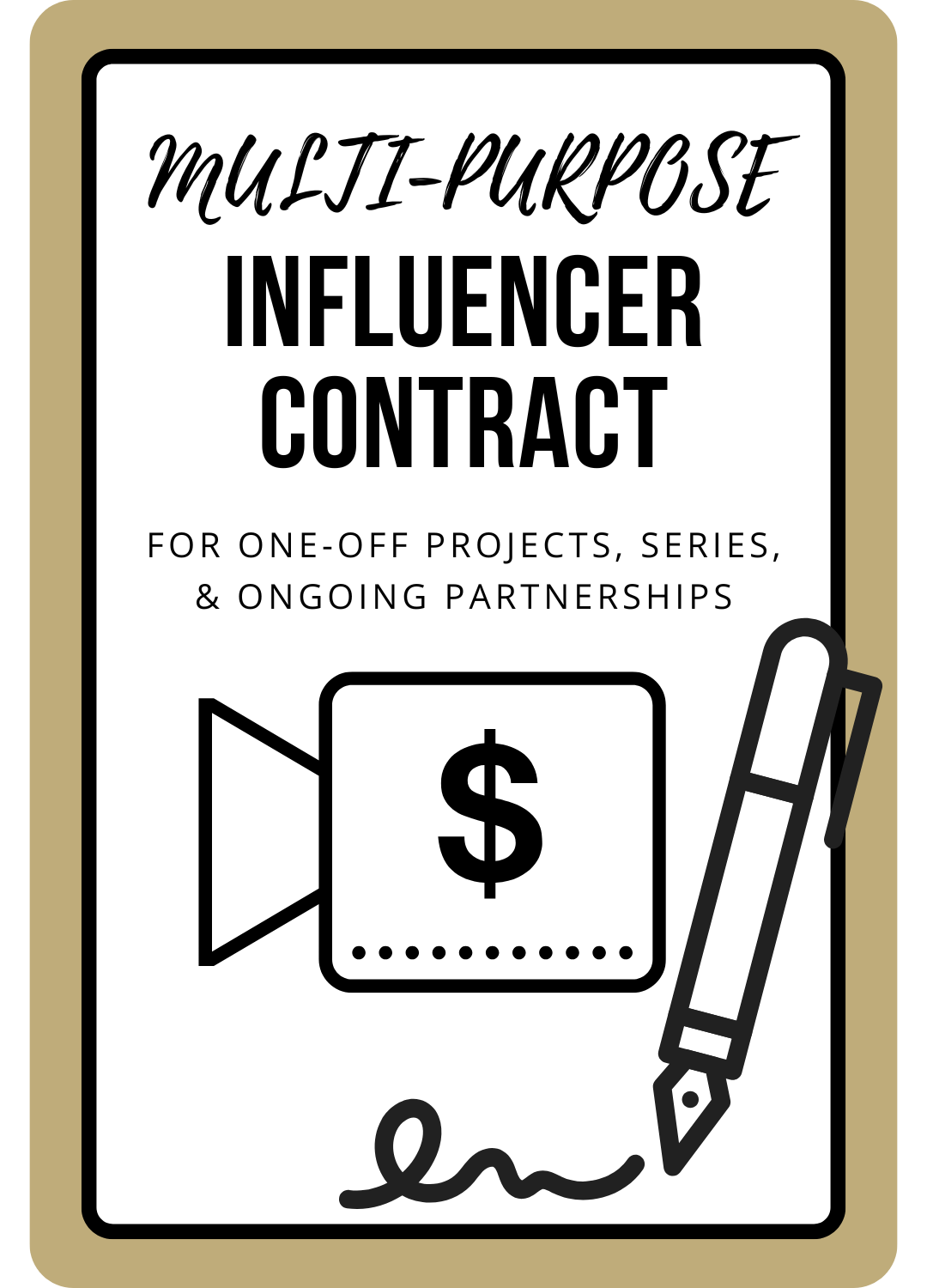 Social media Influencer Agreement PDF