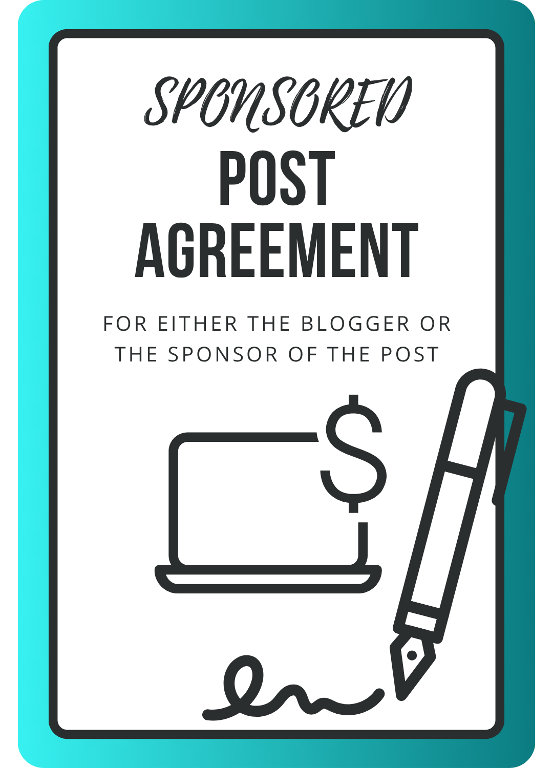 sponsored post agreement