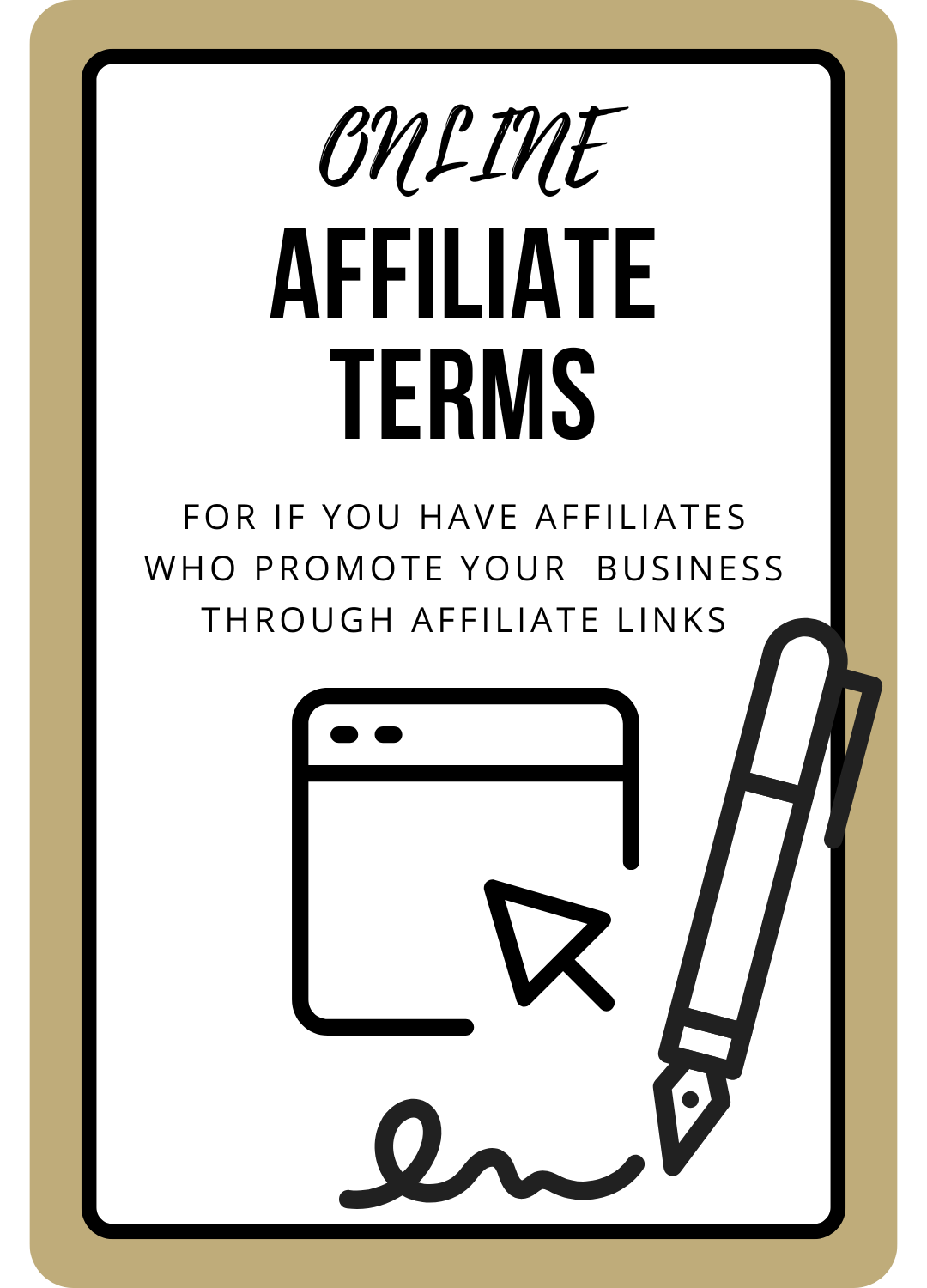 Affiliate marketing Agreement PDF