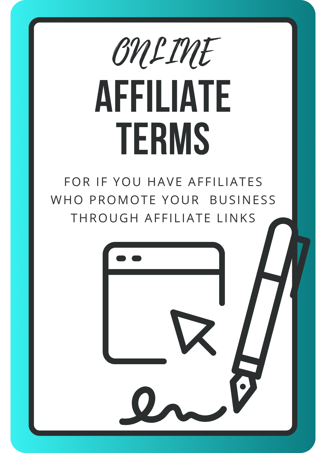 affiliate agreement template