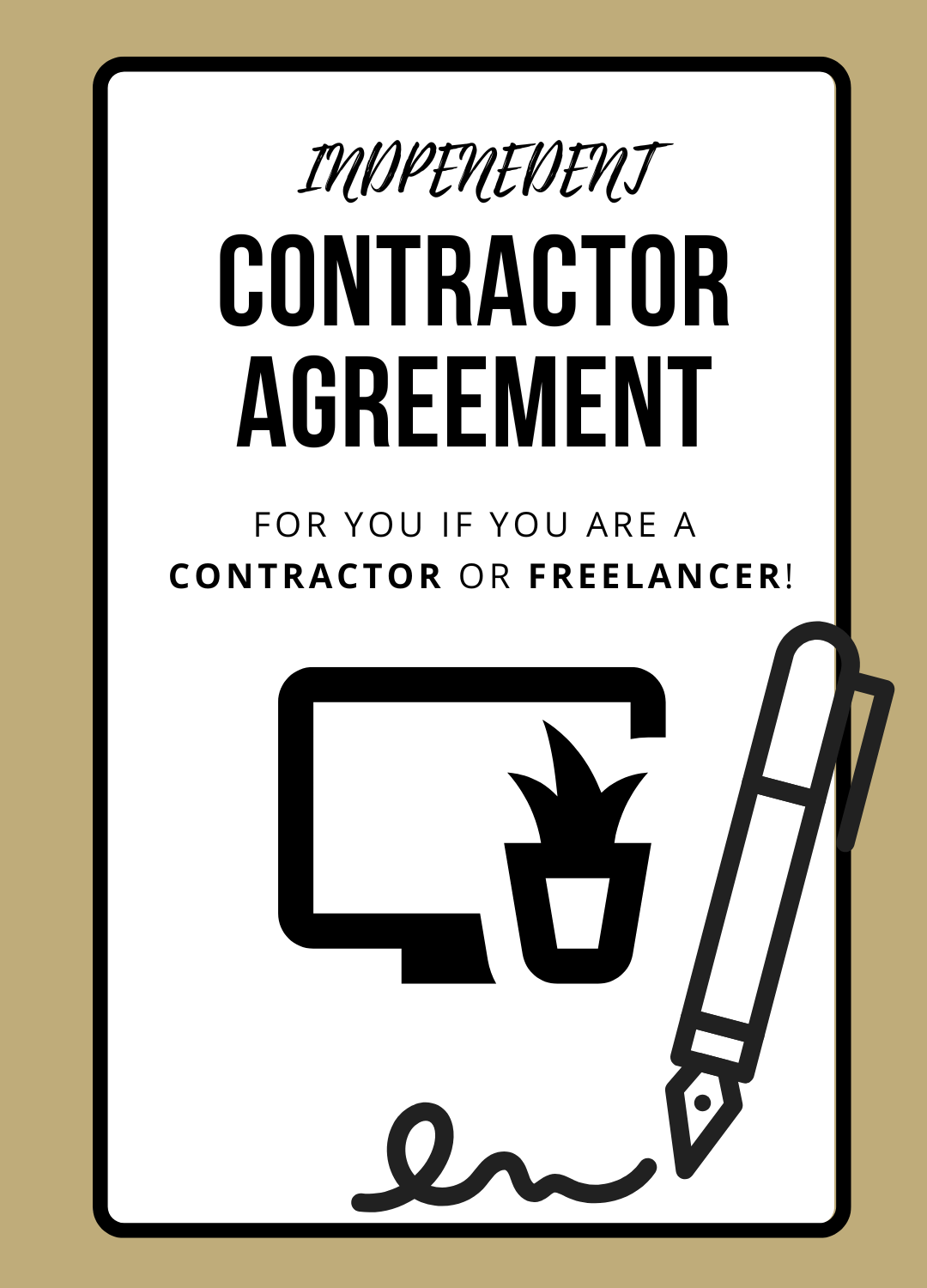 Independent Contractor Agreement (for Contractors and Freelancers)