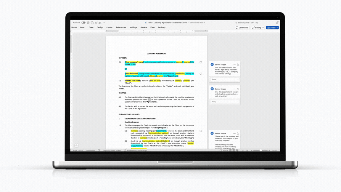 Life coaching agreement template free download