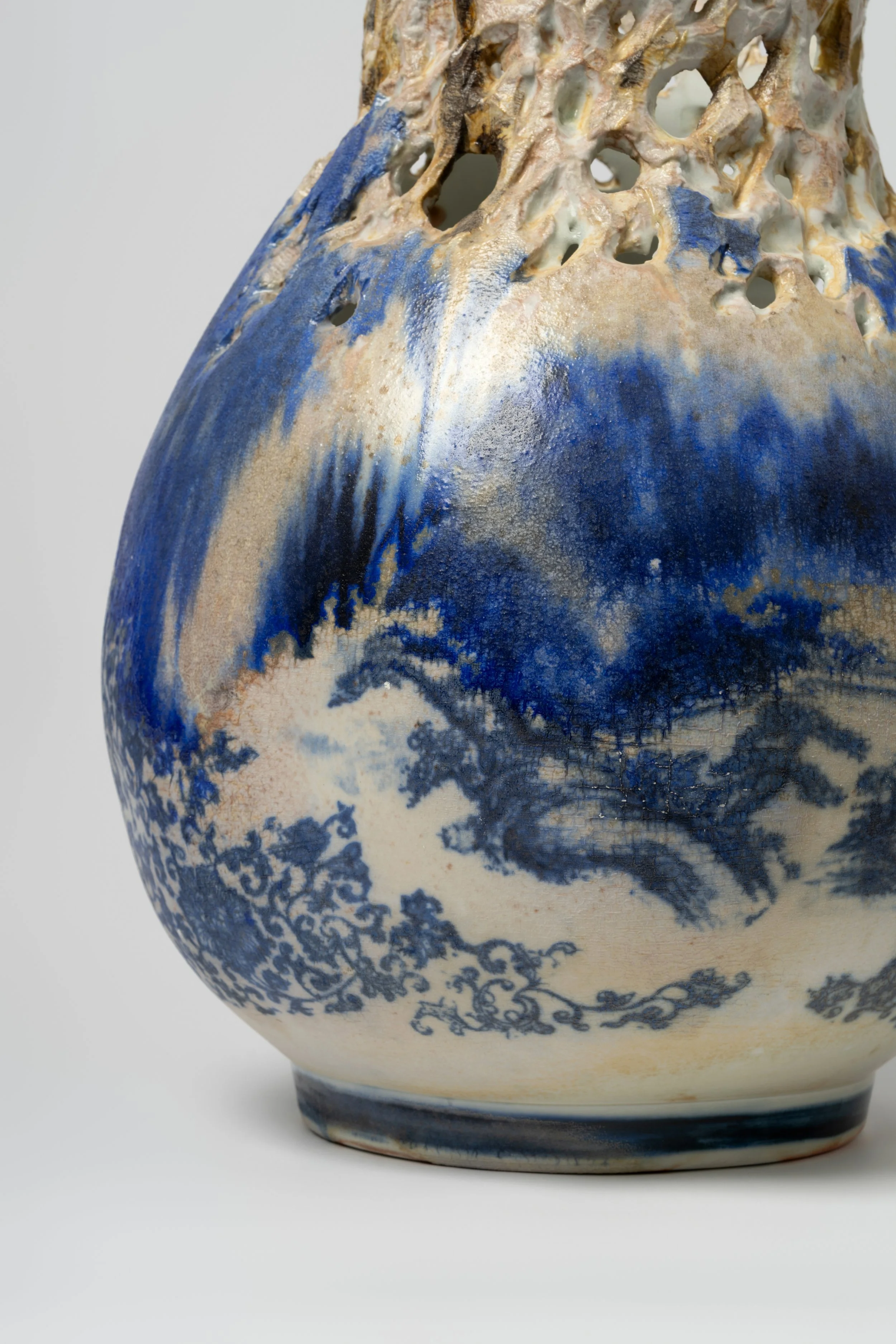 Blue vases