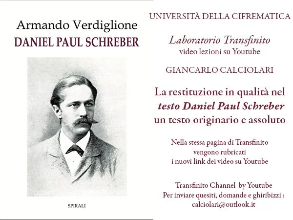 Daniel Paul Schreber di Armando Verdiglione