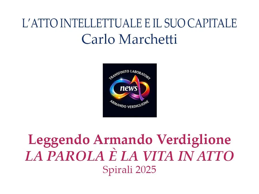 L’atto intellettuale e il suo capitale