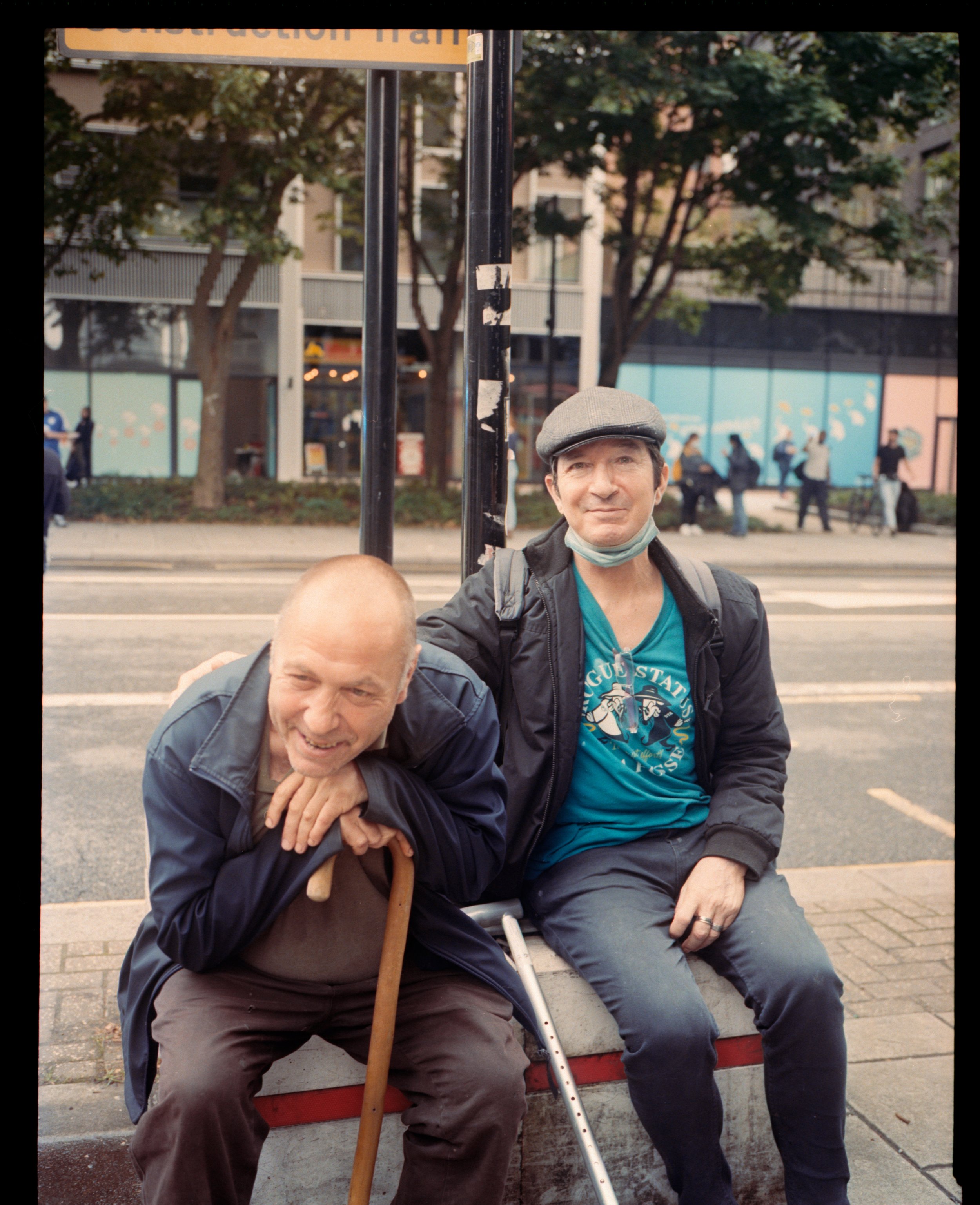 Portrait photography of two men in Elephant and Castle