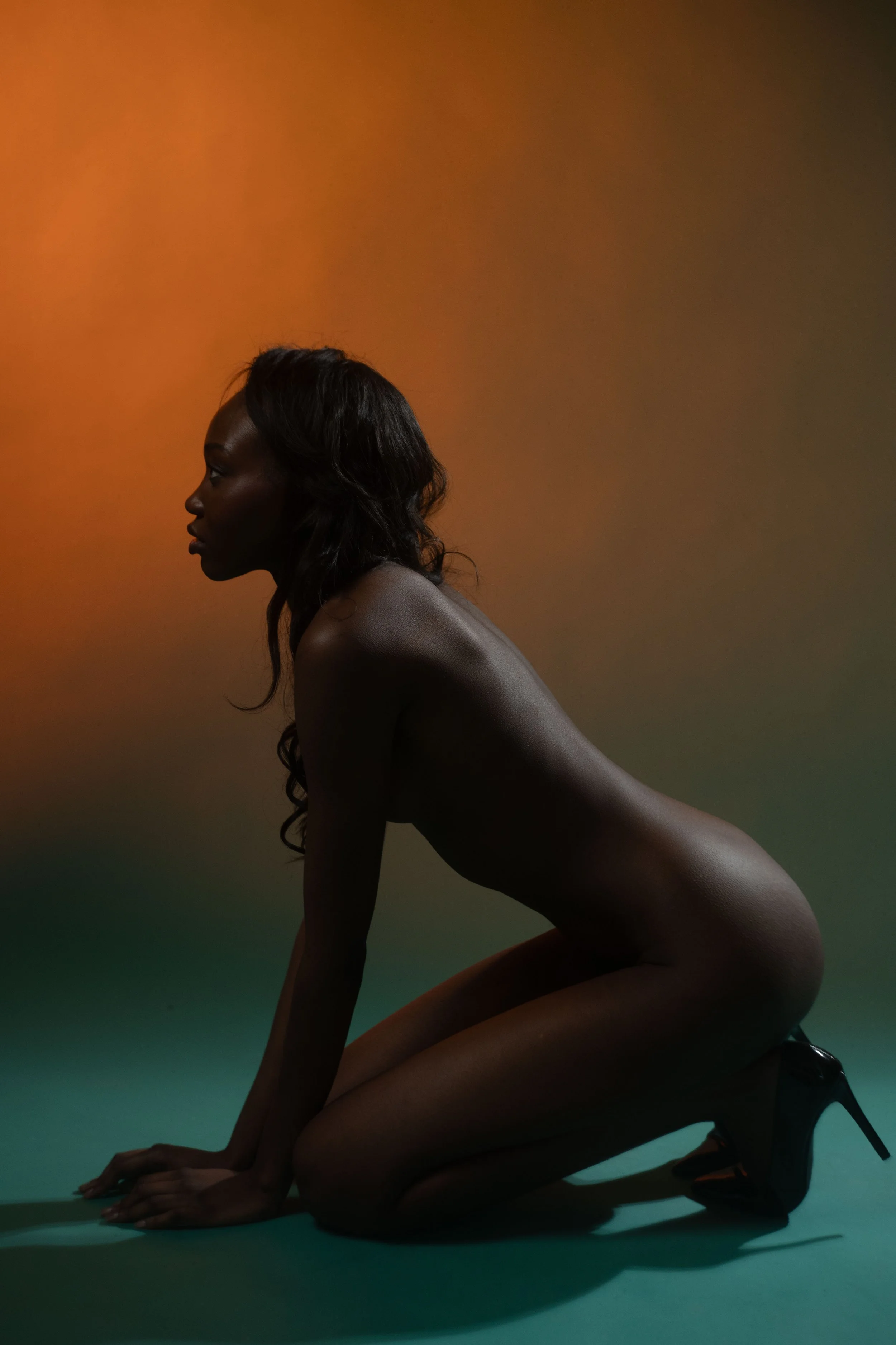 Zabi, London model - Editorial Fashion Studio Photoshoot