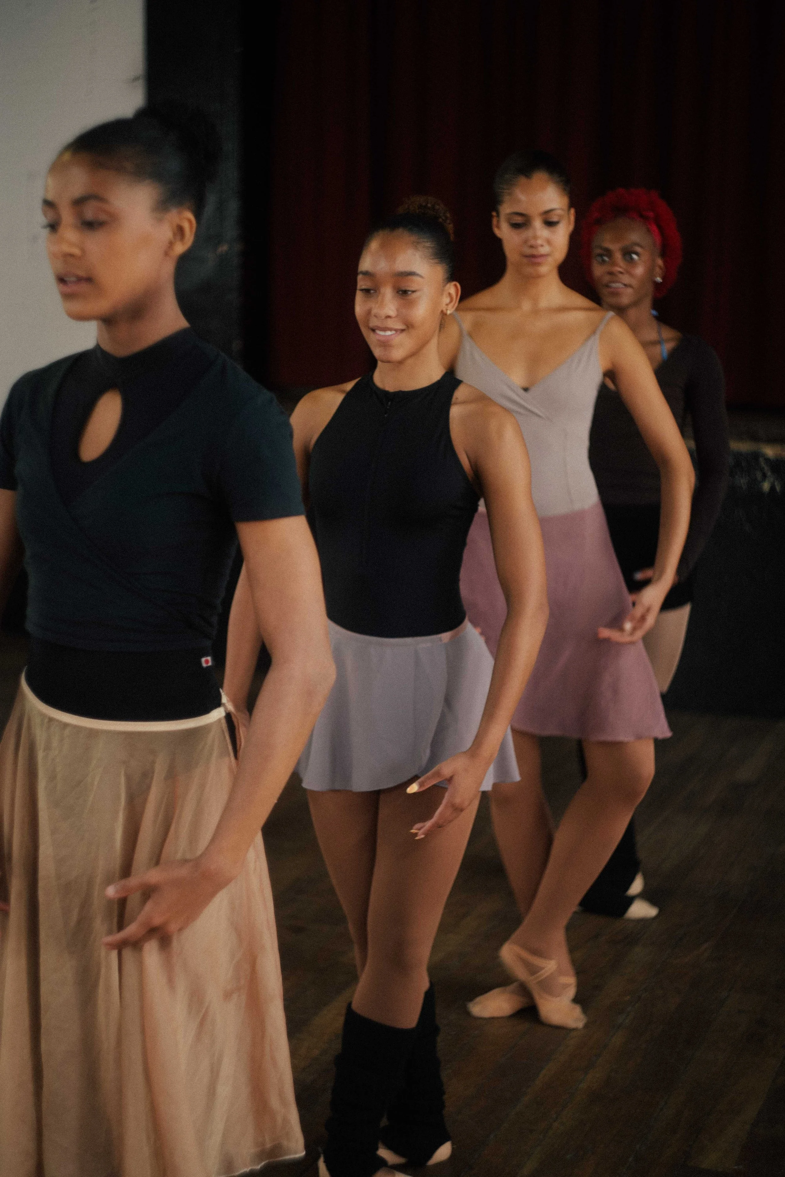 Starring Monique Jonas, Erin McShaw, Kibrea Carmichael, Rosanna Lindsey, Iman El Maghili Fisker.

In this film, you will see:
Five London based ballerinas in the dance hall working the barre and choregraphing.
Behind-the-scenes footage of the collabo