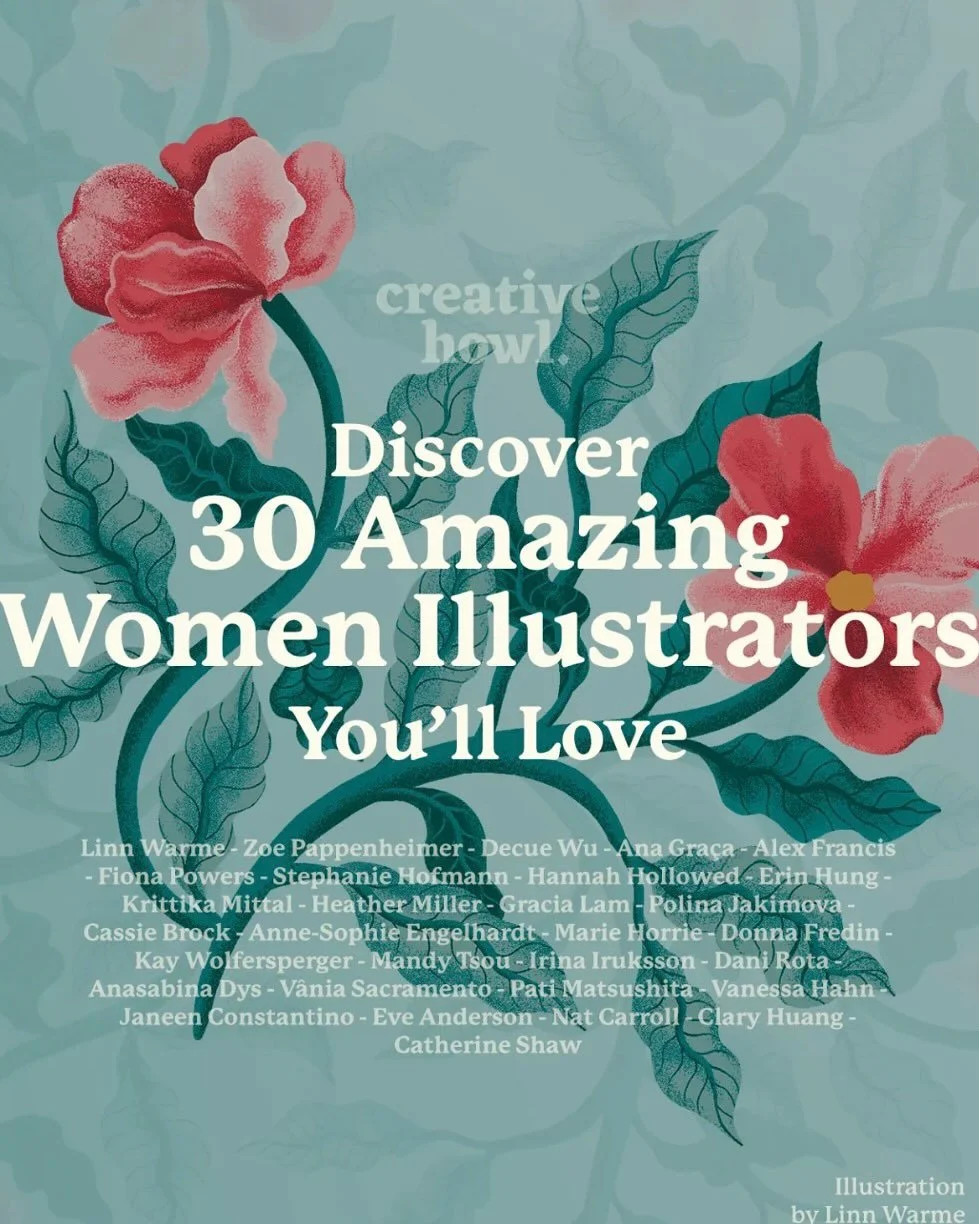 Incredibly grateful to be part of this listing alongside 29 other fantastic women illustrators! Thank you @jonas_welin @creativehowl ❤️❤️

Side note: a friend recently mentioned that my Instagram feed looks &ldquo;effortless,&rdquo; like things come 