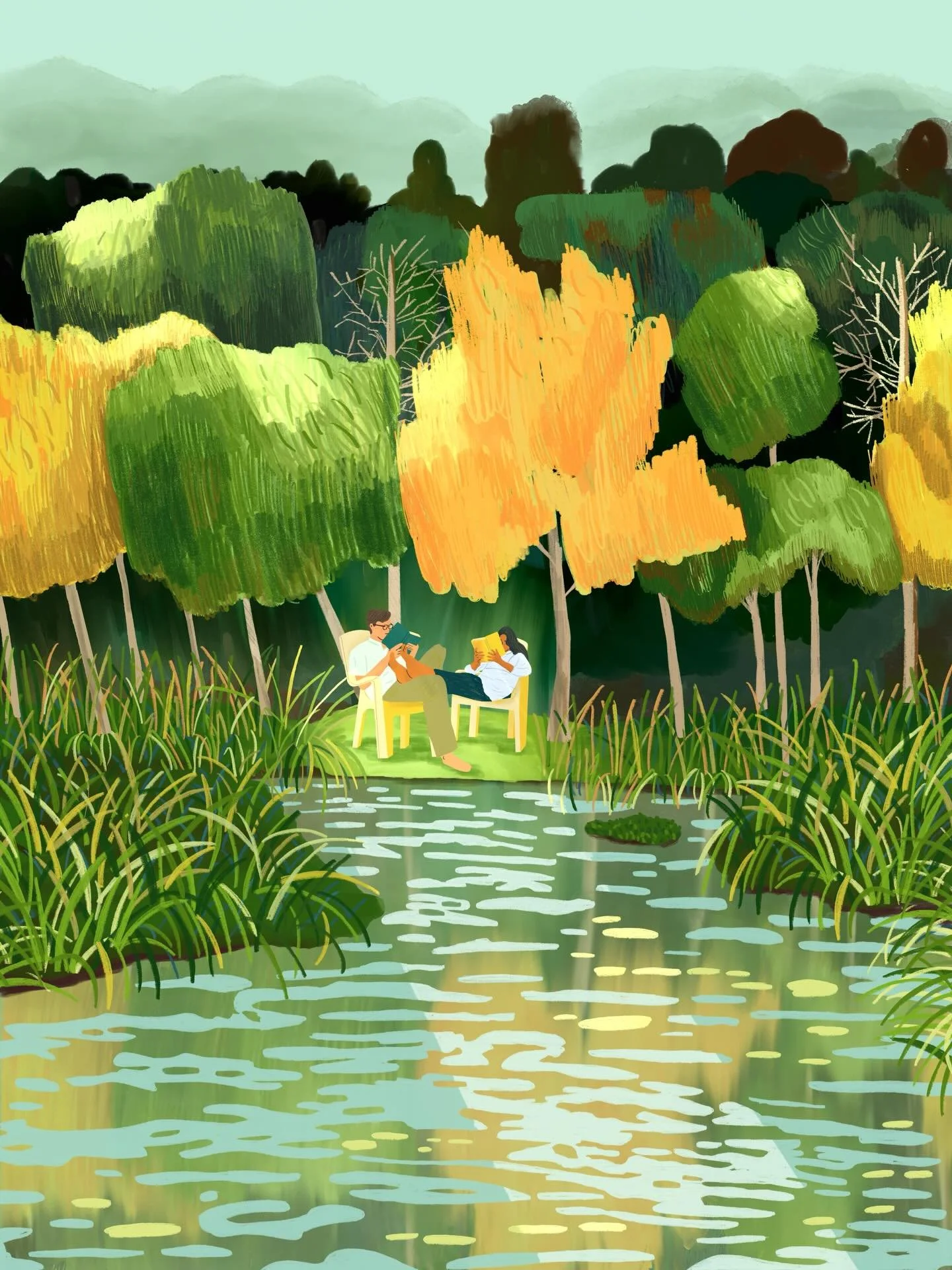 Made some new work, which I&rsquo;ll be bringing to @yourstrulymarket in two weeks! 

Last fall, before this winter set in, I went for several hikes, and this seemed like the perfect opportunity to capture those moments. I had an interesting time pla