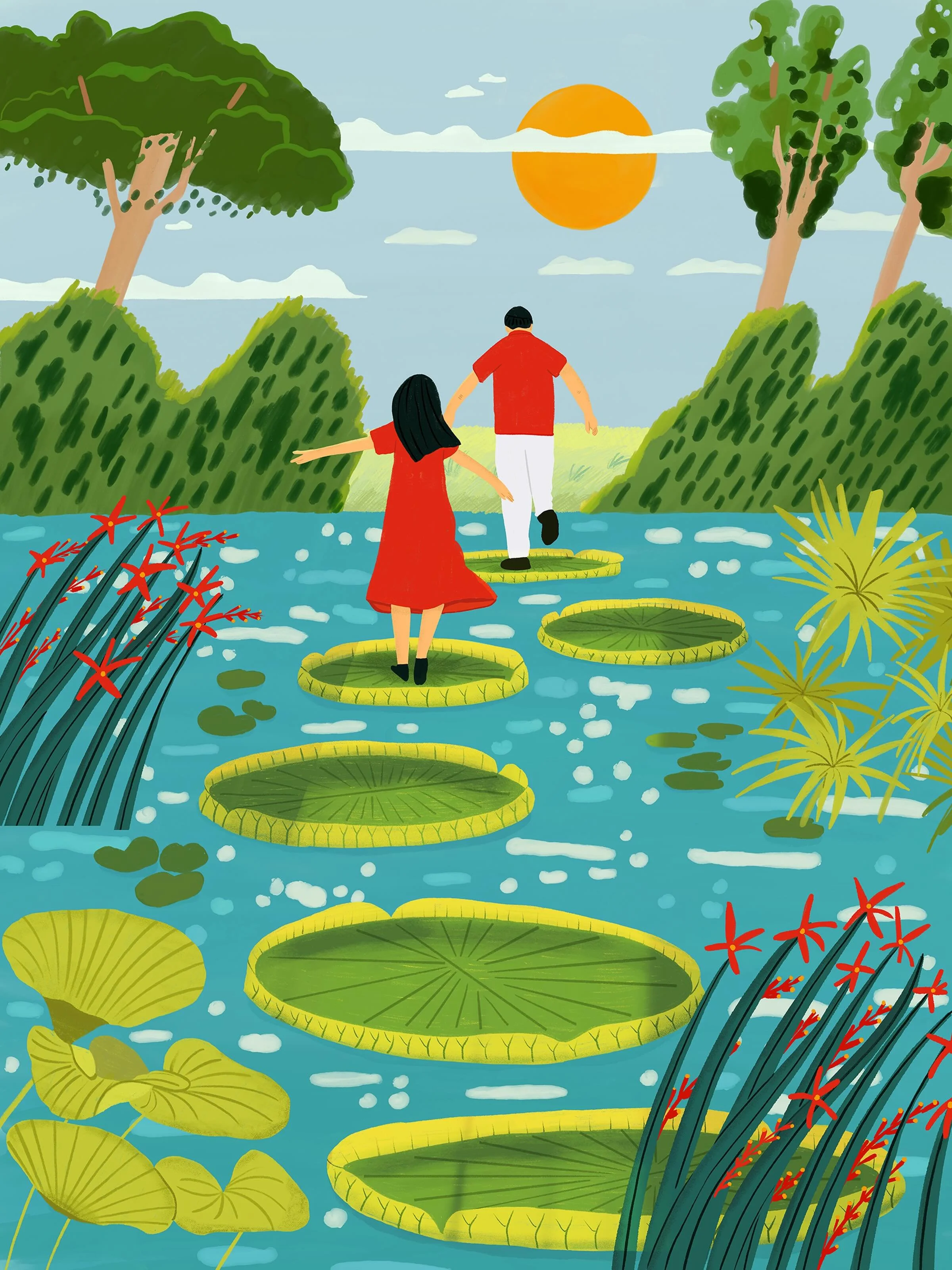 Midweek blues?
.
.
.
.

#illustration #artmarketing #summer26 #travelillustration #illustratorneeded