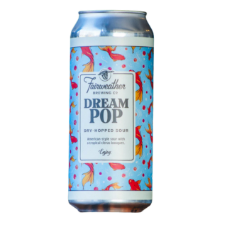 Fairweather Dream Pop 6.1%
Sour
Profile: Lemon, Lime, Fuzzy peach, Cranberry
$10.99