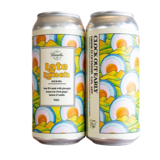 Fairweather Late Lunch (6.3%)
Fruited Sour 
Profile: Ginger, mango, pineapple, grapefruit
$10.99