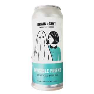Grain & Grit Invisible Friend 5.1%
APA
Brewed with Citra, dry-hopped with Simcoe, Mosaic, Galaxy and Centennial. Tropical, citrus, stone fruit and subtle pine
$9.99