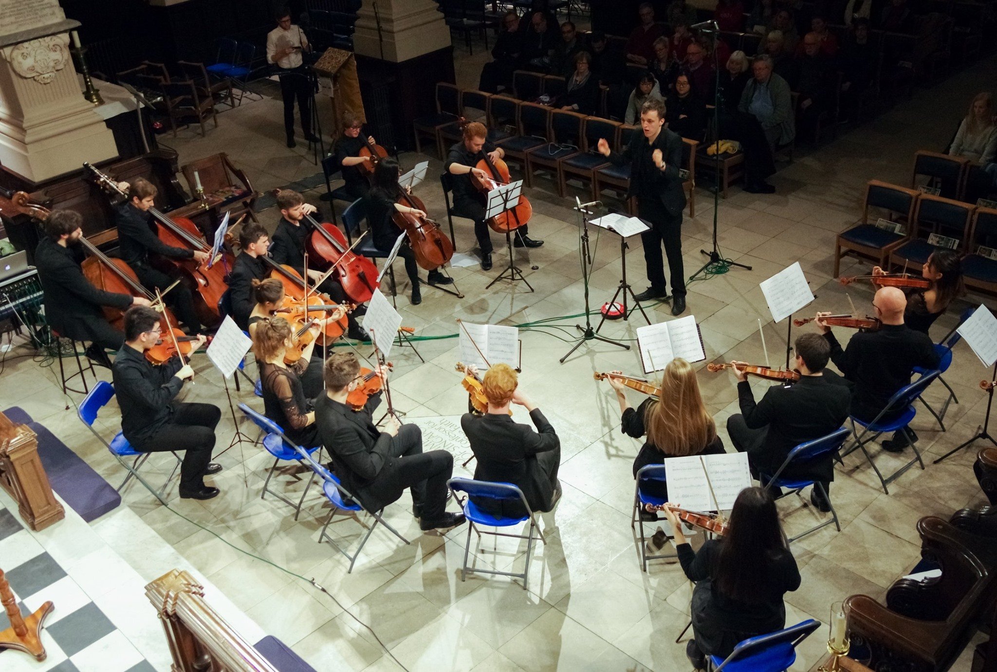 The Ripieno Players in Birmingham Cathedral
