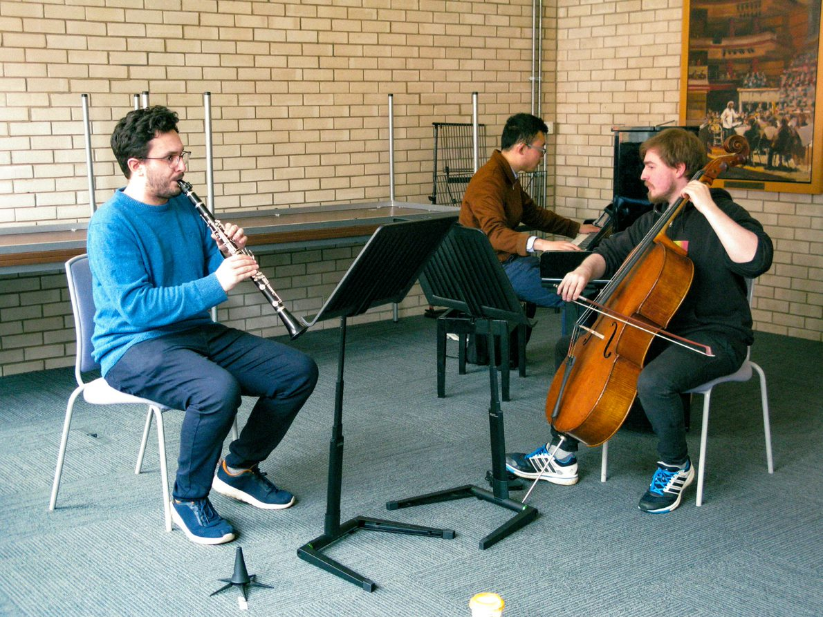 Rehearsal of Lisa Illean's 'Fevrier'