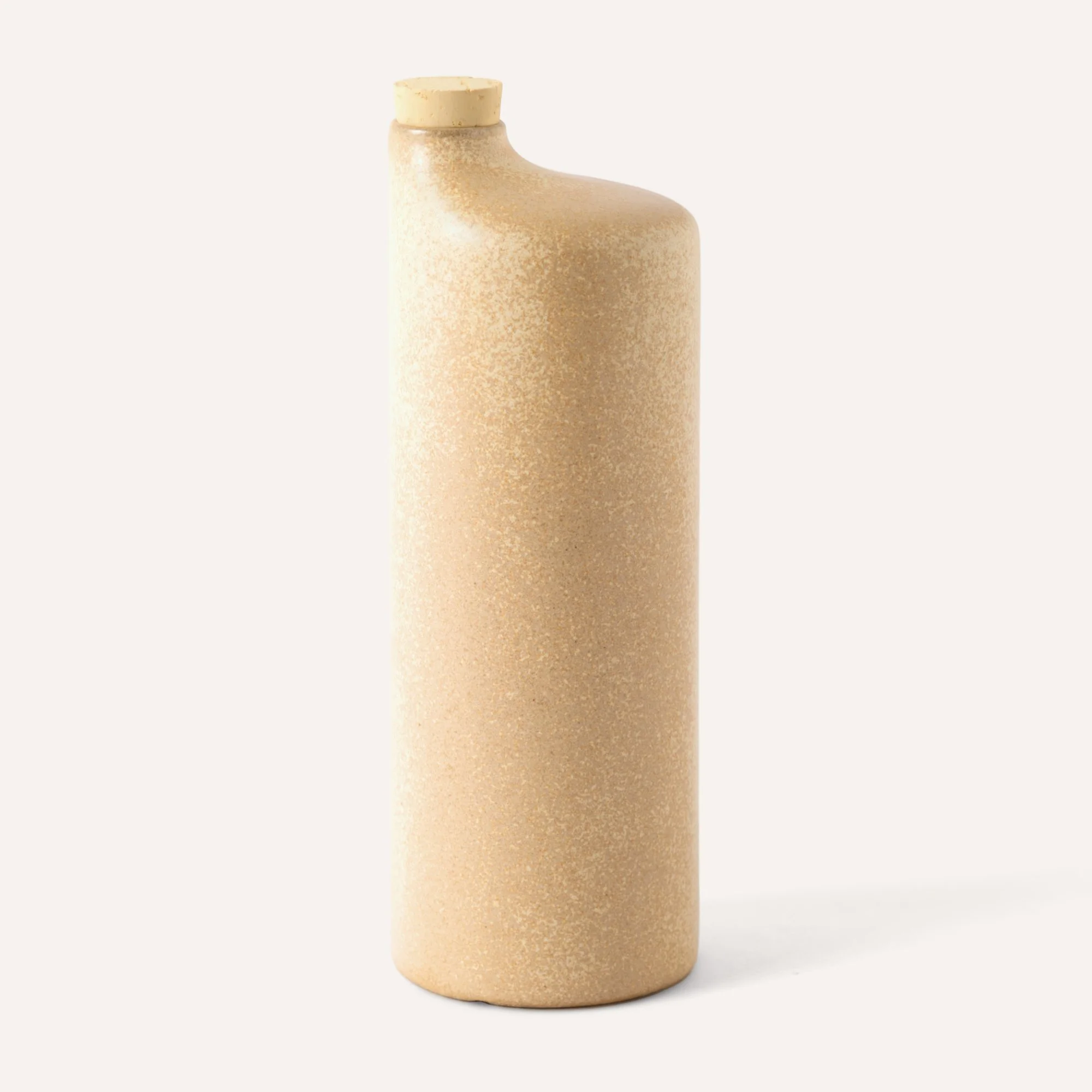 Araque | Handmade Ceramic Bottle - Stone Beige