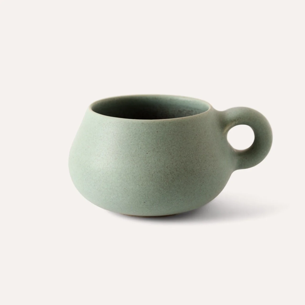 Kamshé | Handmade Ceramic Cup - Sage Green - 320 ml