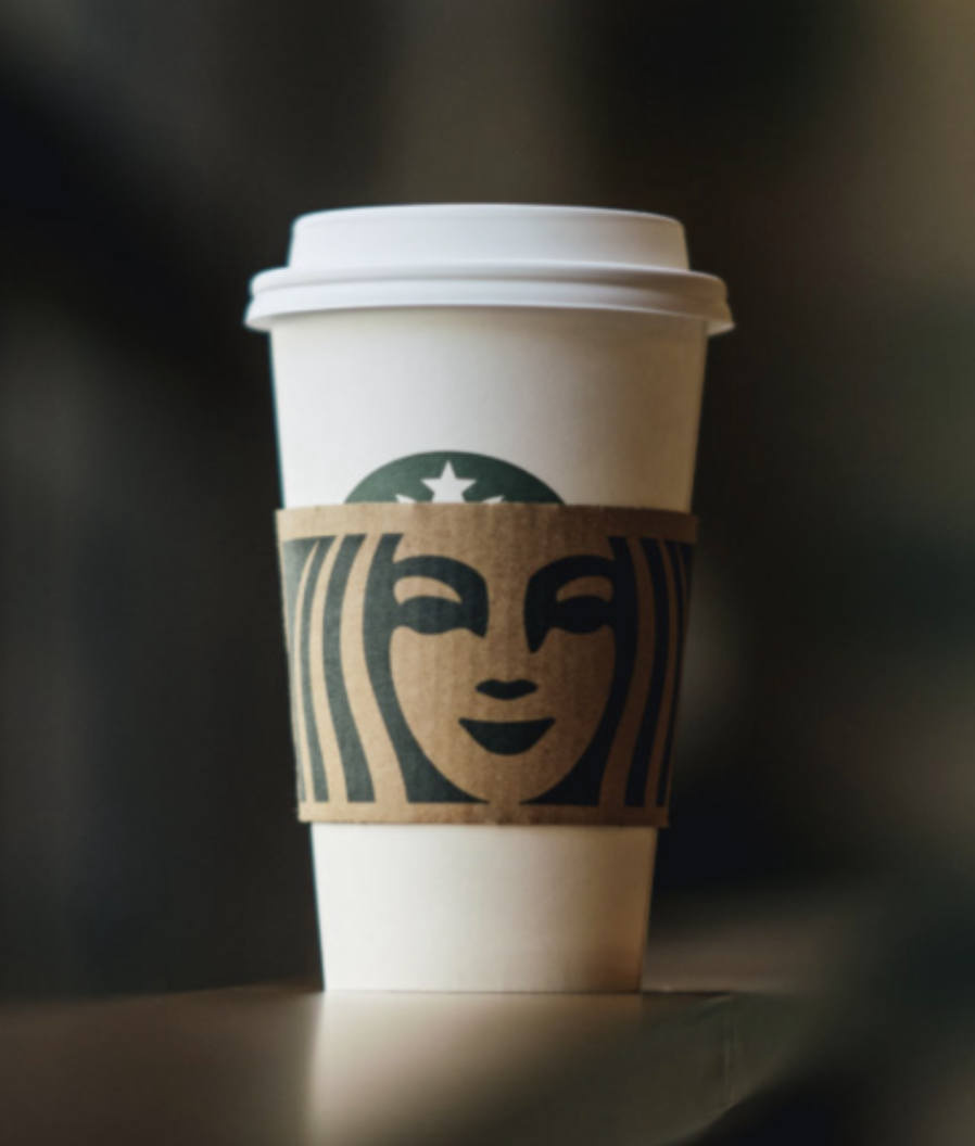 White Cup and Sleeve Design