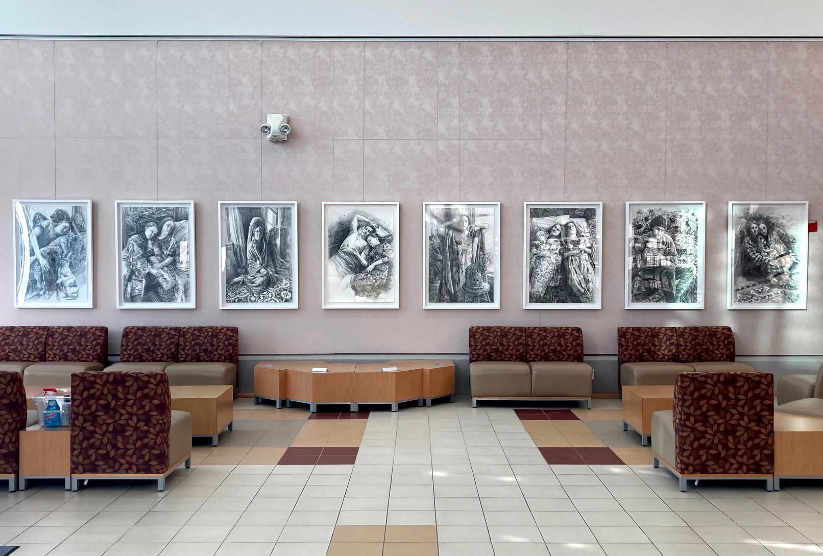 Graphite Home Series Installed at Gateway Gallery