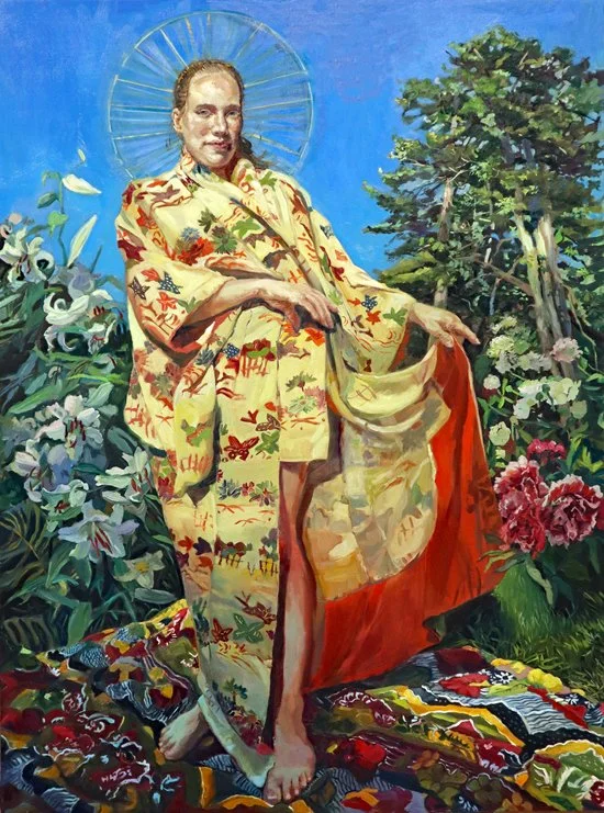 Cause of Joy, oil on board, 48x36, 2022