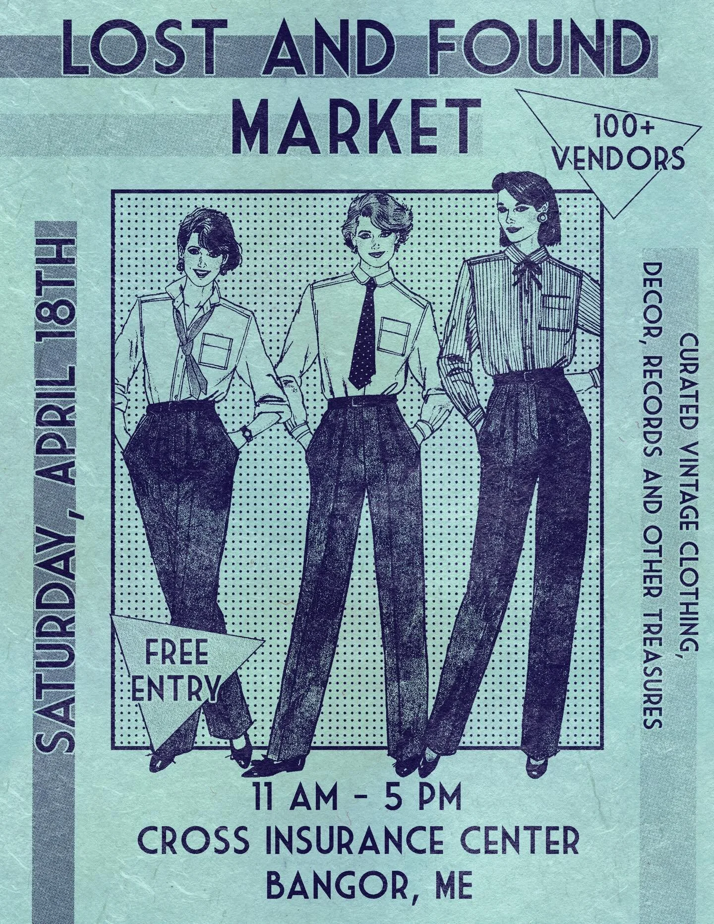 ATTENTION BANGOR AREA FOLLOWERS‼️

I will be vending at the next @lost.and.found.market on Saturday April 18th at  Bangor&rsquo;s Cross Insurance Center! I would love to see you there 🥰

⏰ When: Saturday April 18th 11am-5pm
📍Where: Inside the arena