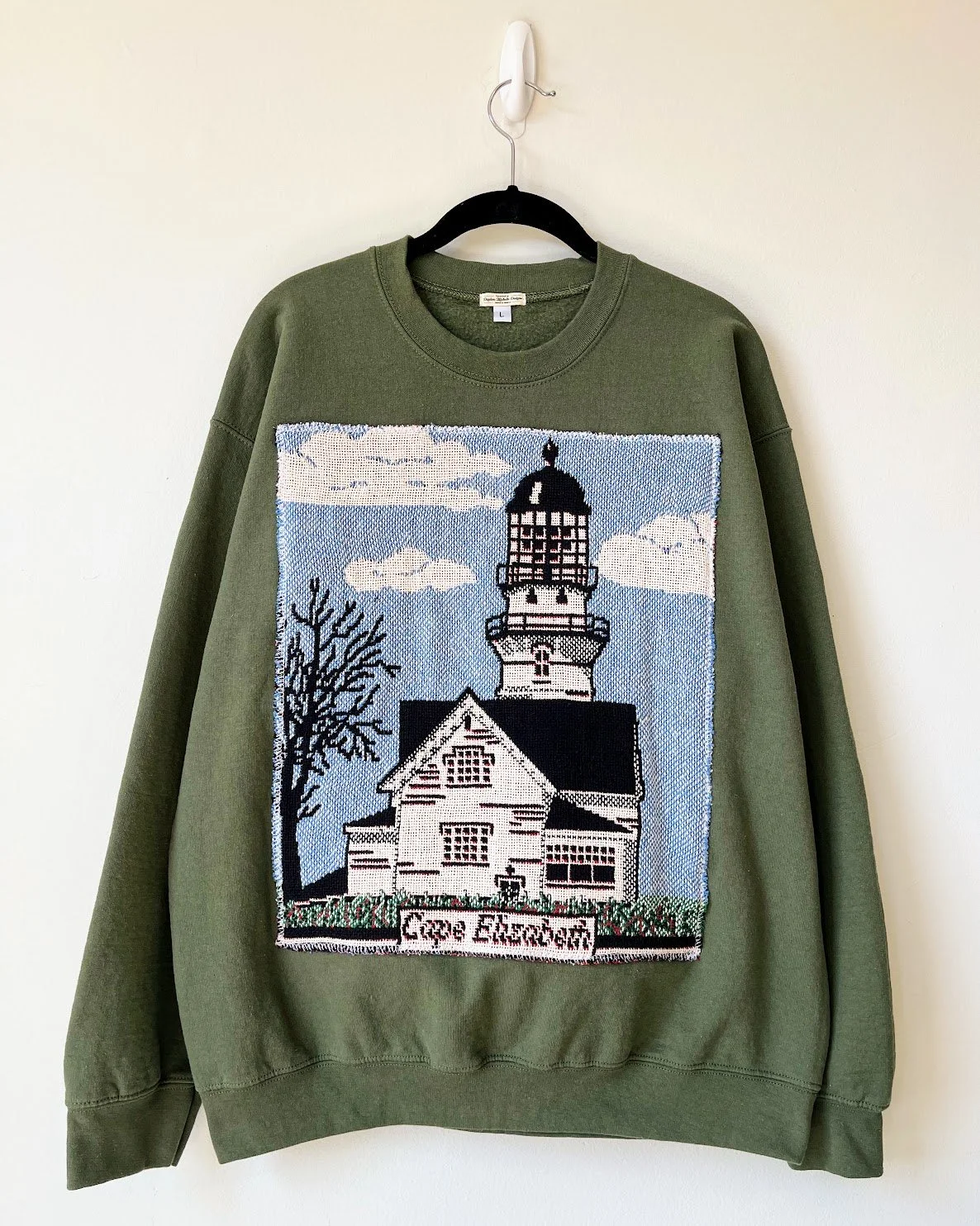 Cape Elizabeth Lighthouse Crewneck (Large)