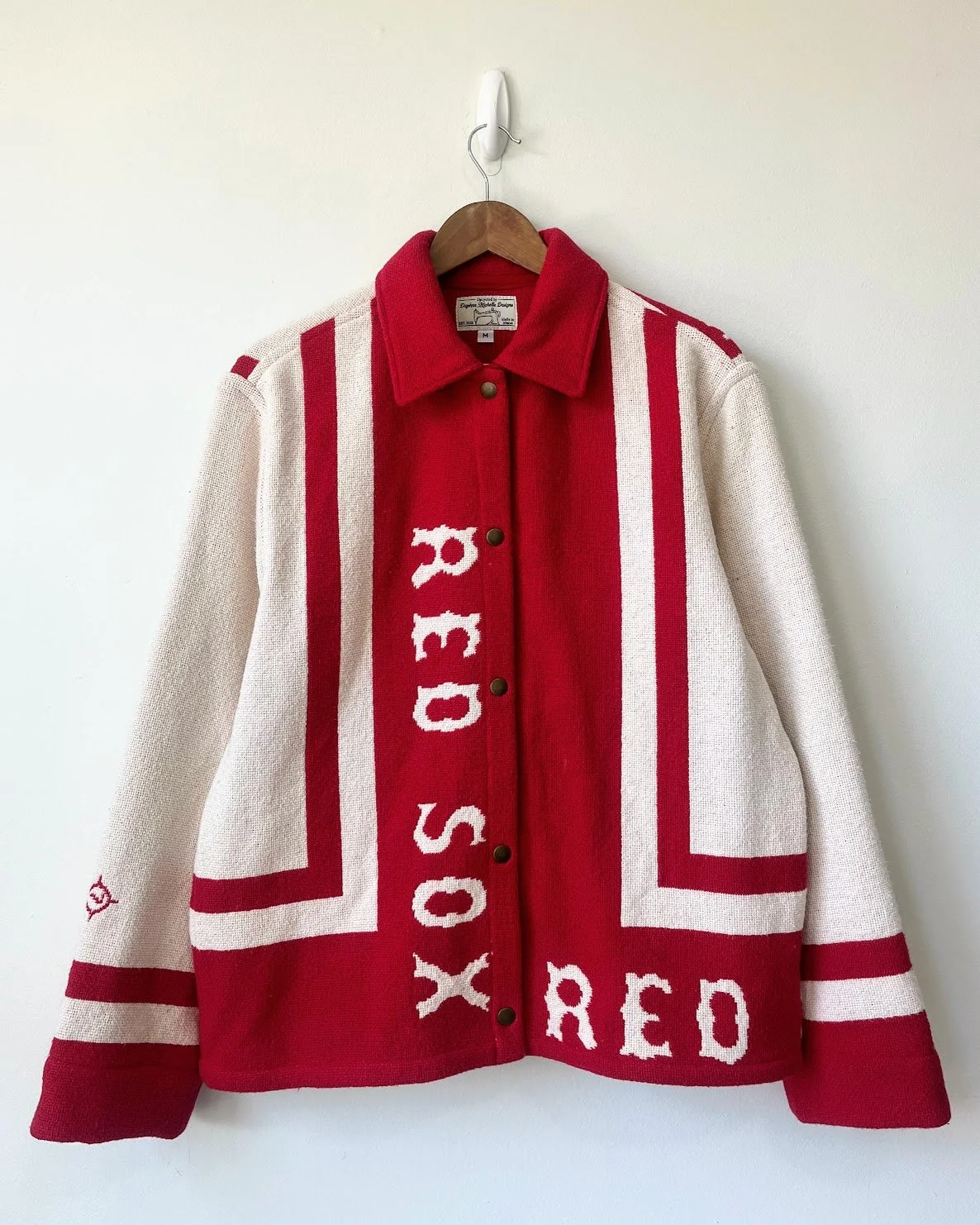 Vintage Red Sox Blanket Big Logo Jacket