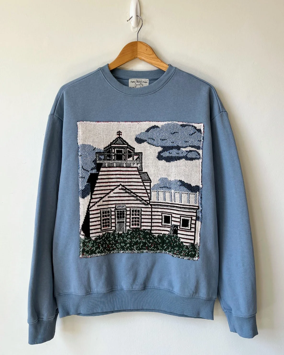 Light Blue Lighthouse Crewneck
